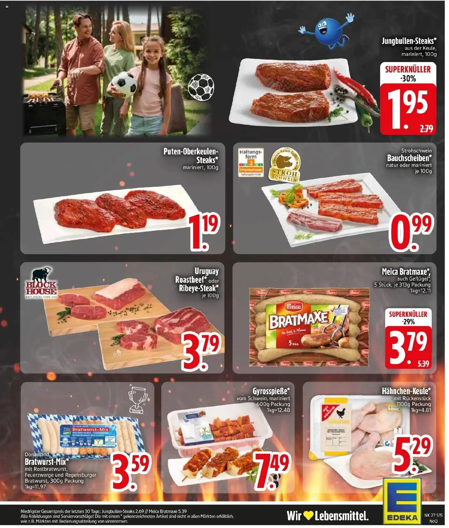 Edeka - EDEKA: Wochenangebote – gültig ab 28.06.2026 | Seite: 17 | Produkte: Bratwurst, Roastbeef, Meica