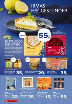 Irma nødder, 100-200 g. Kg-pris maks. 350,00. 1 stk. gyldig fra 02/10/2026 | Side: 56 | Produkter: Creme, Ananas, Pasta, Smørepålæg