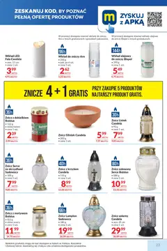 Pogląd oferty "Makro gazetka" - ważna od 15.09.2026 | Strona: 23 | Produkty: Wkłady do zniczy, Znicze, Lampion
