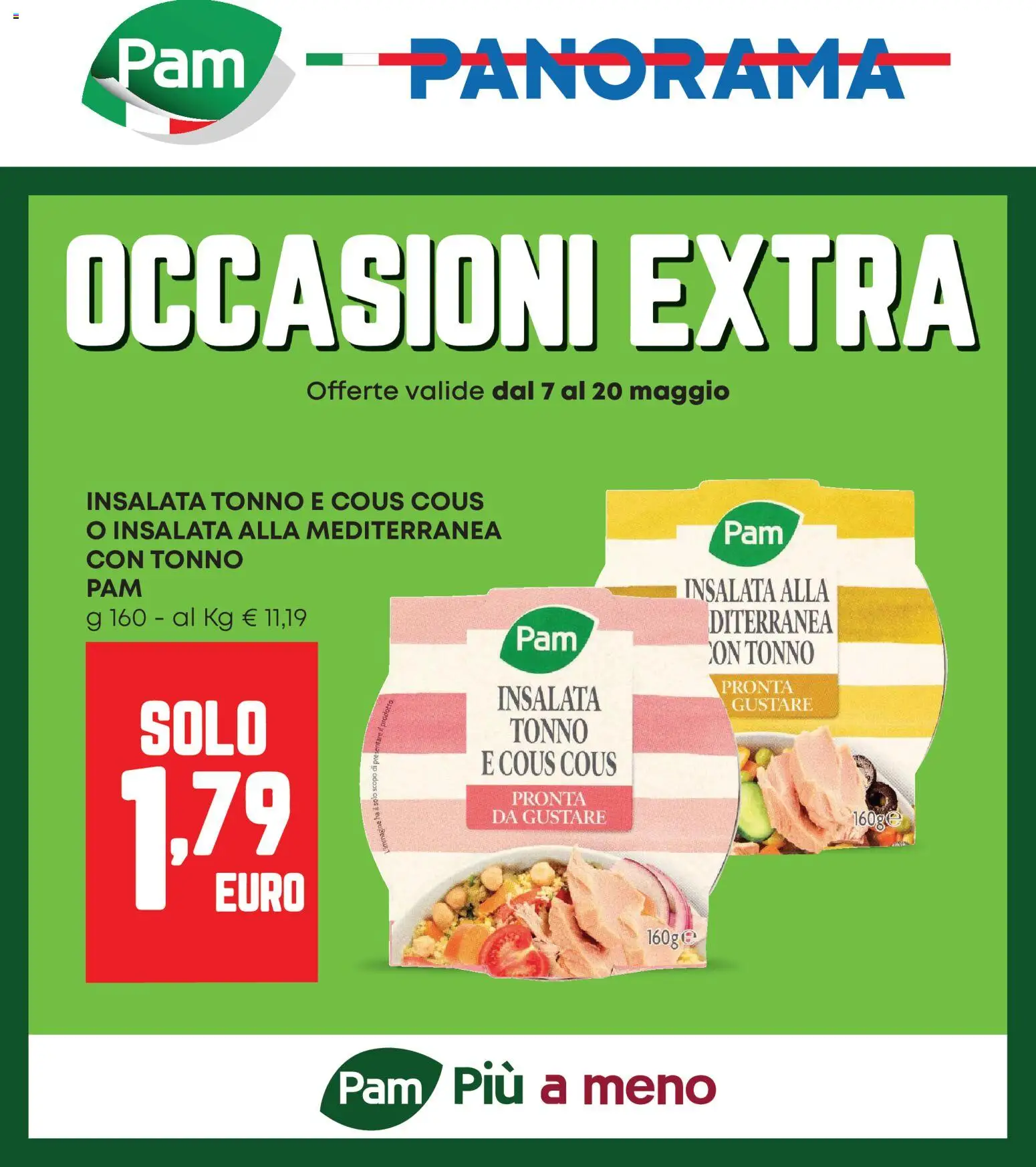 Volantino Panorama del 07.05.2026 | Pagina: 1 | Prodotti: Insalata, Cous cous, Tonno