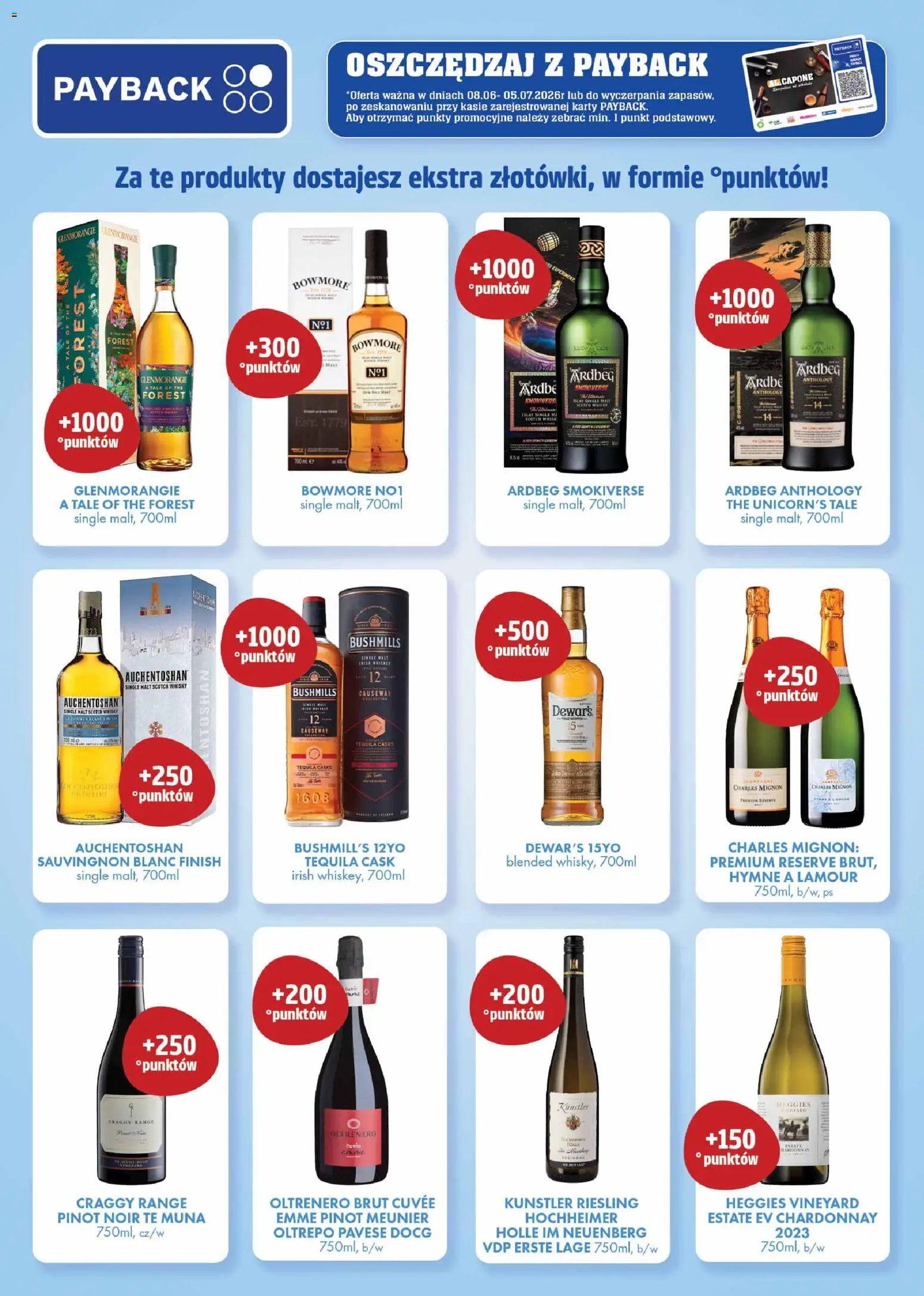Al.Capone gazetka od 08.06.2026 | Strona: 39 | Produkty: Whisky Bushmills, Riesling, Tequila, Whisky