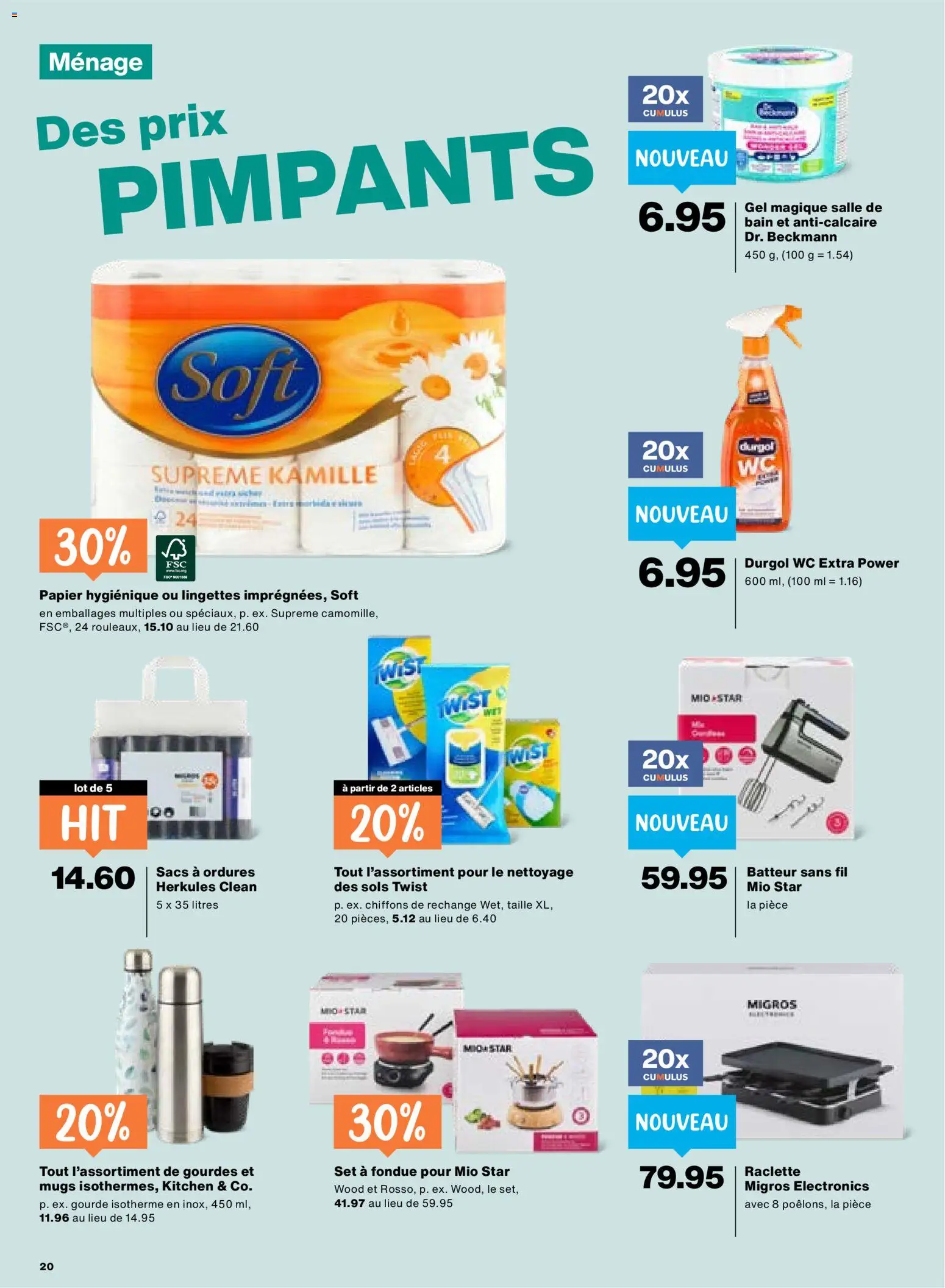 Migros aktionen FR – gültig ab 22.10.2026 | Seite: 20