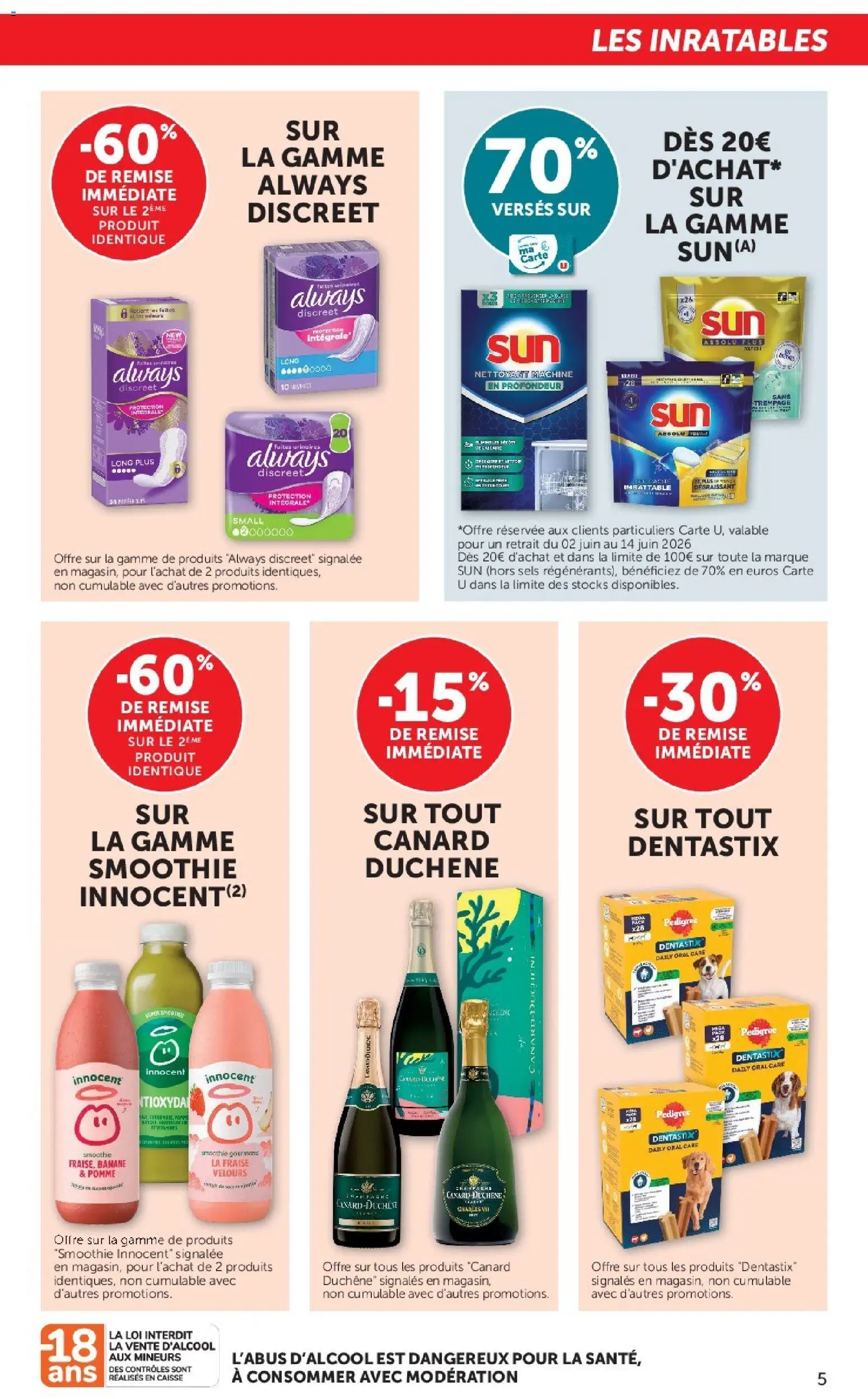 {H1} | Page: 5 | Produits: Fraise, Pomme, Banane