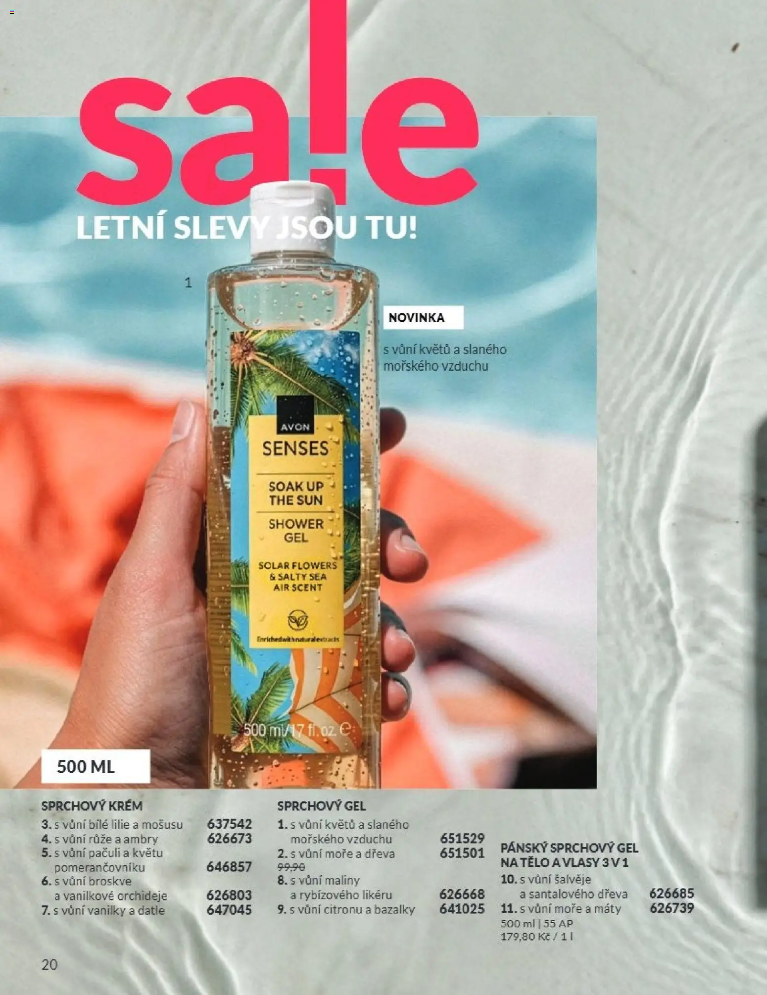 Avon Katalog 07/2026 od 01.07.2026 | Strana: 20 | Produkty: Krém, Broskve, Maliny, Datle