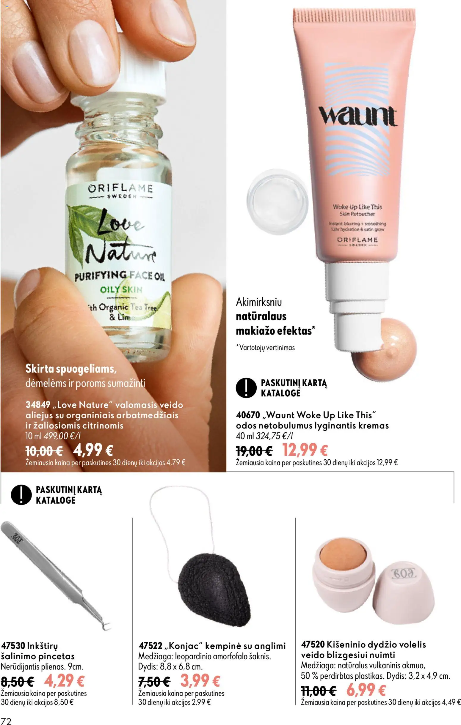 Oriflame akcijos nuo 2026.09.16 | Puslapis: 72 | Prekių: Kremas, Aliejus