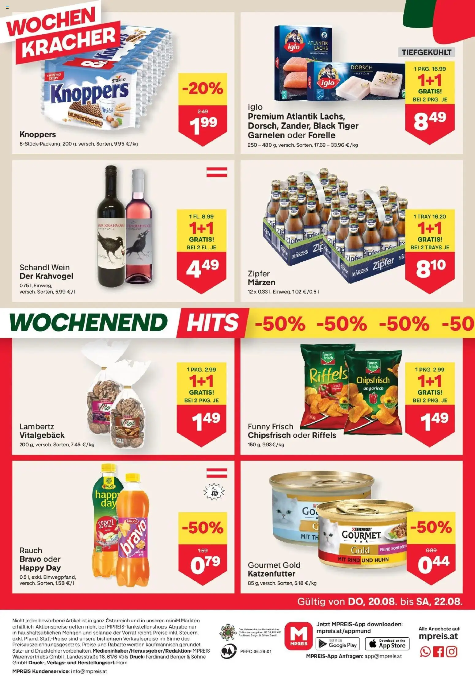 MPREIS Steyr von 20.08.2026 - Aktuelle Angebote | Seite: 12 | Produkte: Milch, Wein