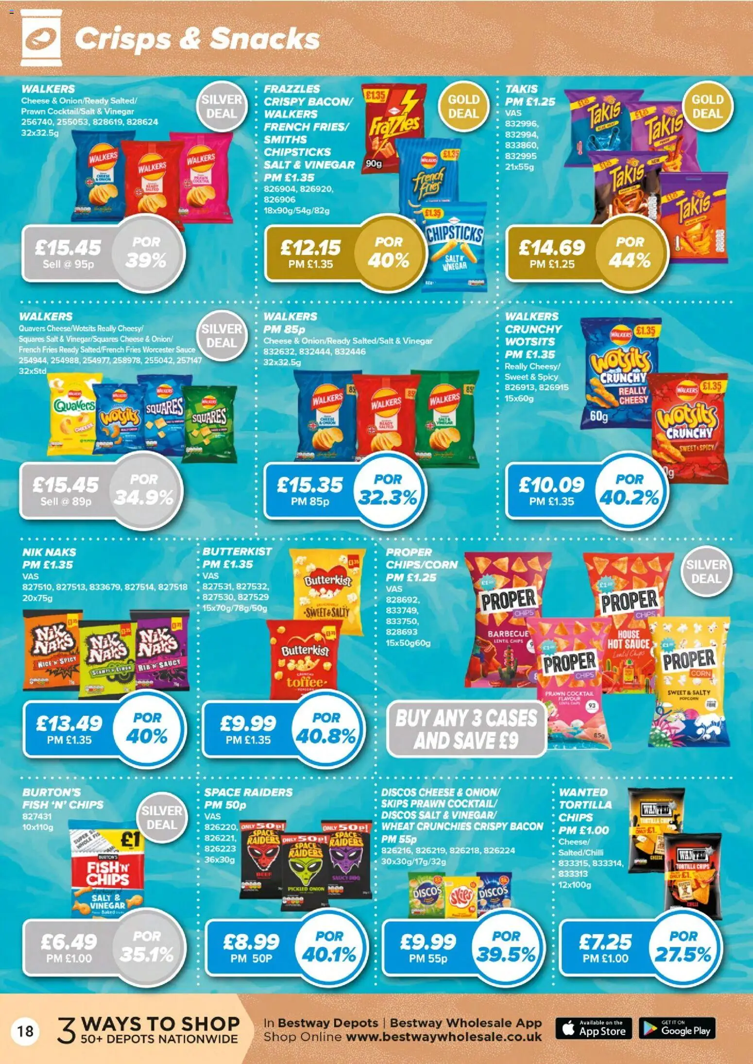 {H1} | Page: 18 | Products: Cheese, Retek, French fries, Bacon