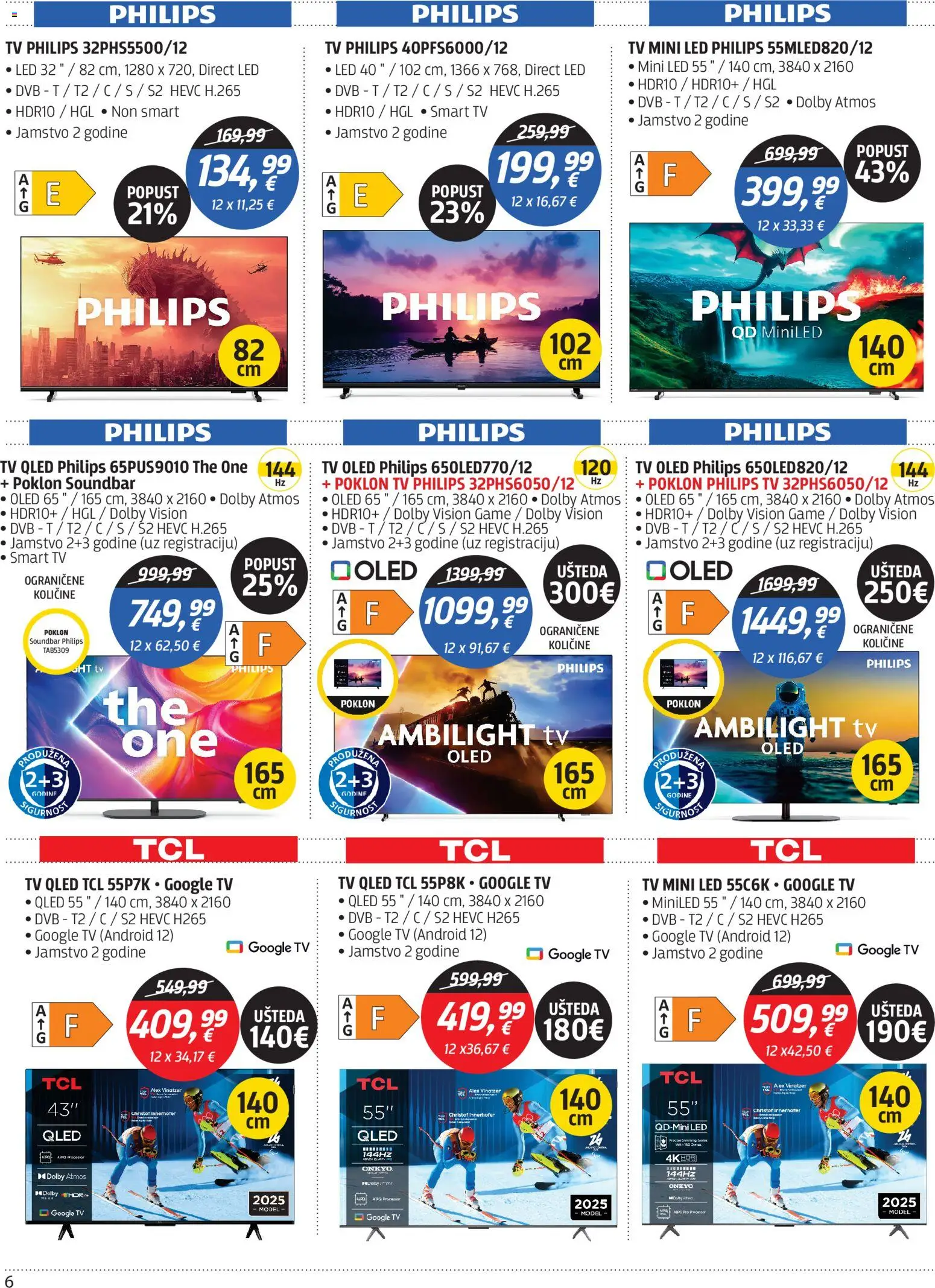 Centar Tehnike katalog | vrijedi od 20.07.2026 | Stranica: 6 | Proizvodi: Smart TV, Tv