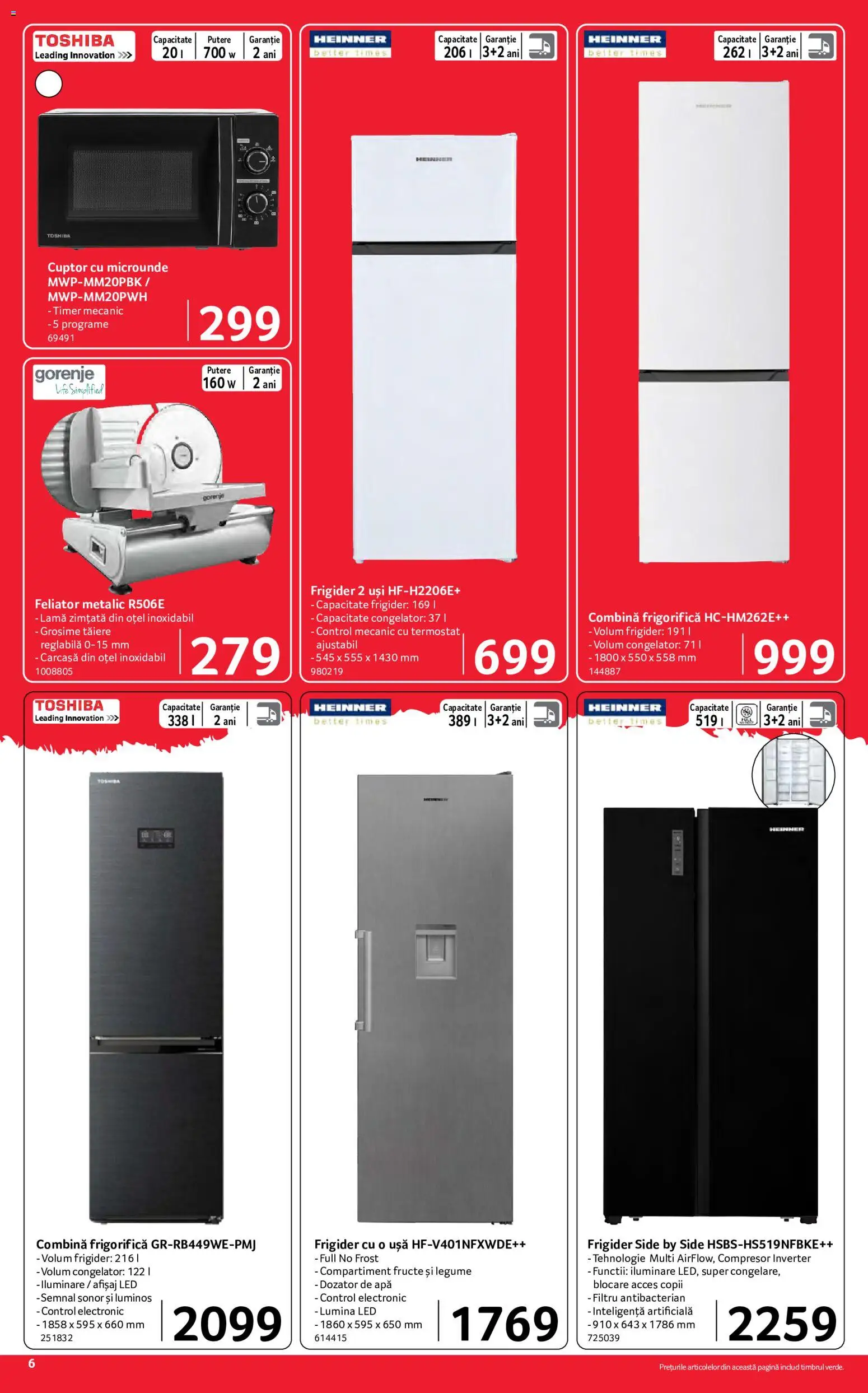 Noul catalog Selgros – valabil de la 15.05.2026 | Pagină: 6 | Produse: Cuptor, Ușă, Apă, Fructe