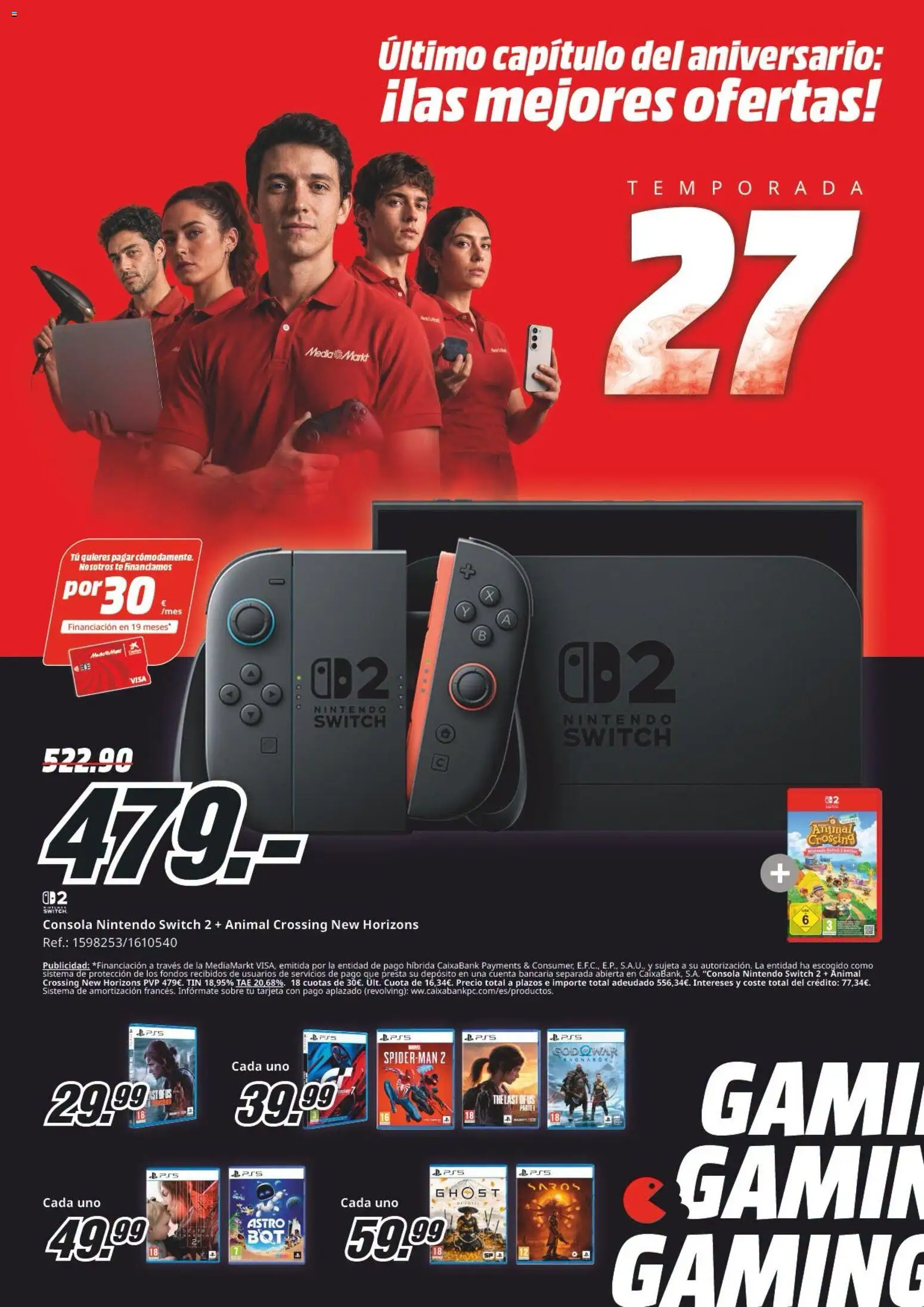 Media Markt folleto │ válido desde el 24/07/2026 | Página: 22 | Productos: Consola Nintendo, Té, Consola, Nintendo