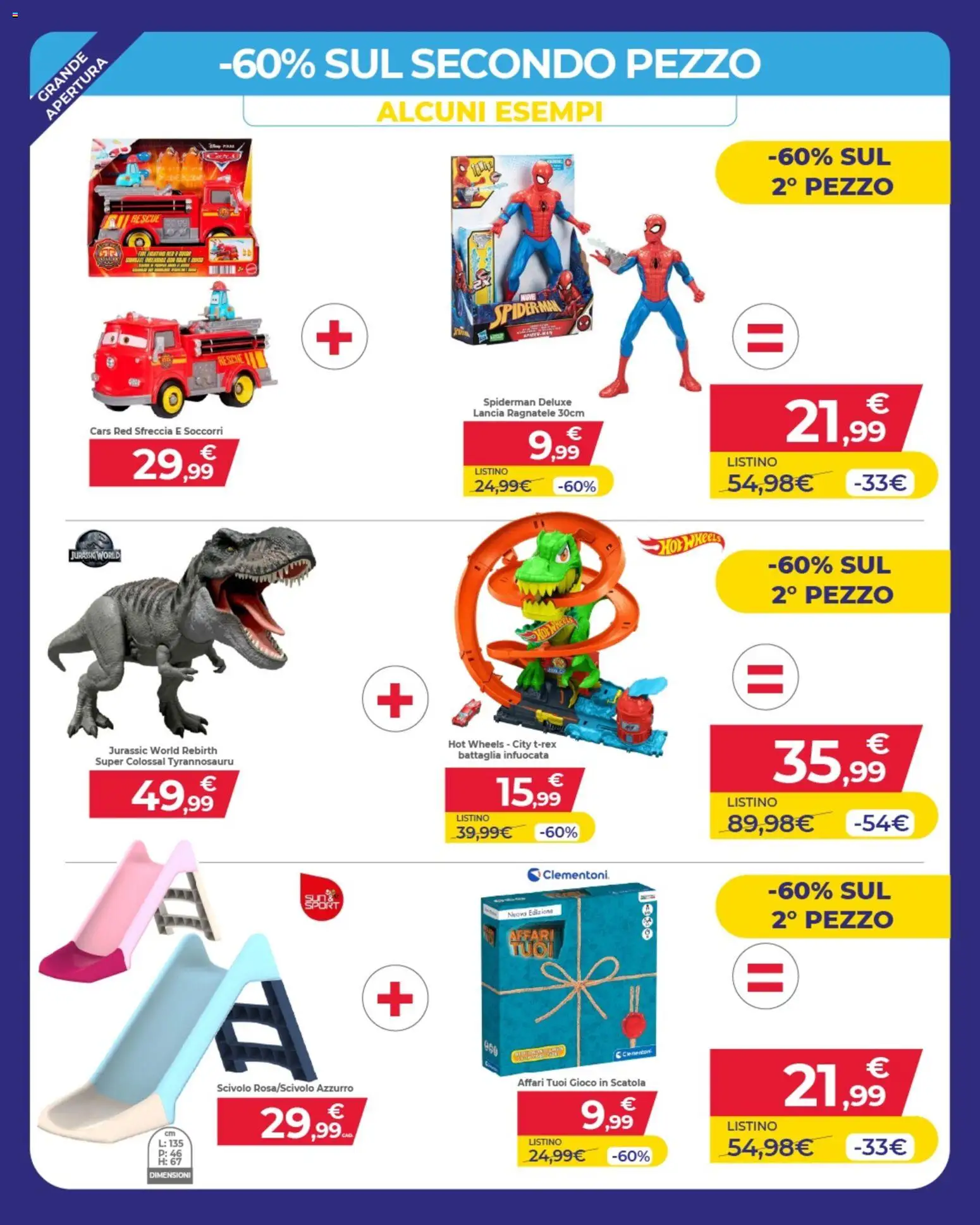 Volantino Toys Center del 30/07/2026 | Pagina: 6 | Prodotti: Scivolo, Gioco, Scatola