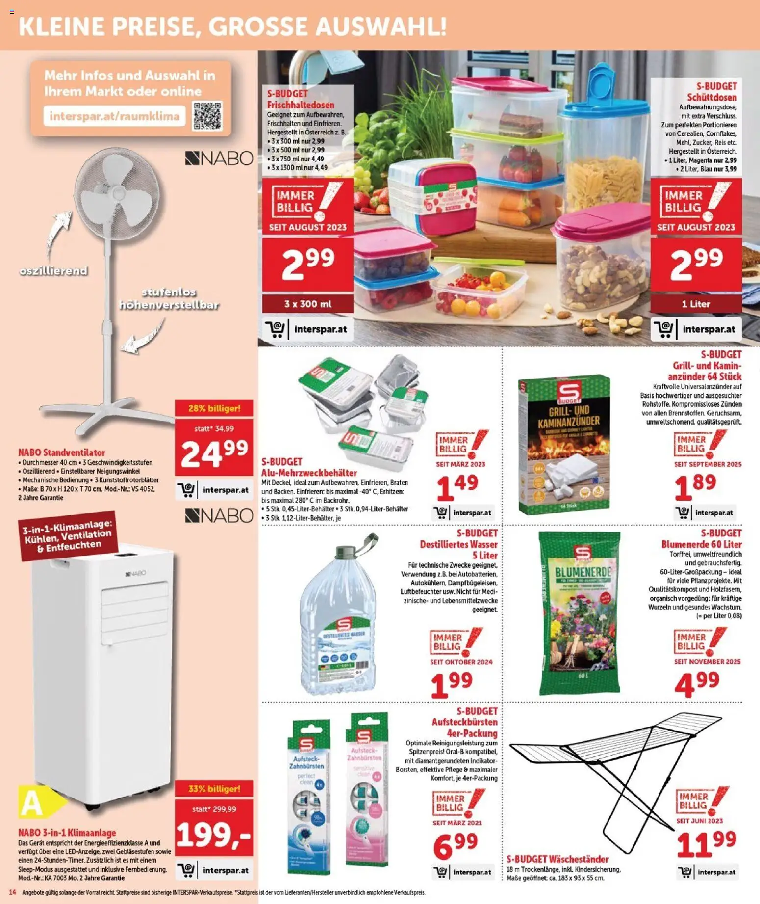 Interspar Flugblatt - Burgenland Nord gültig ab 25.06.2026 | Seite: 15 | Produkte: Wasser, Klimaanlage, Grill, Reis