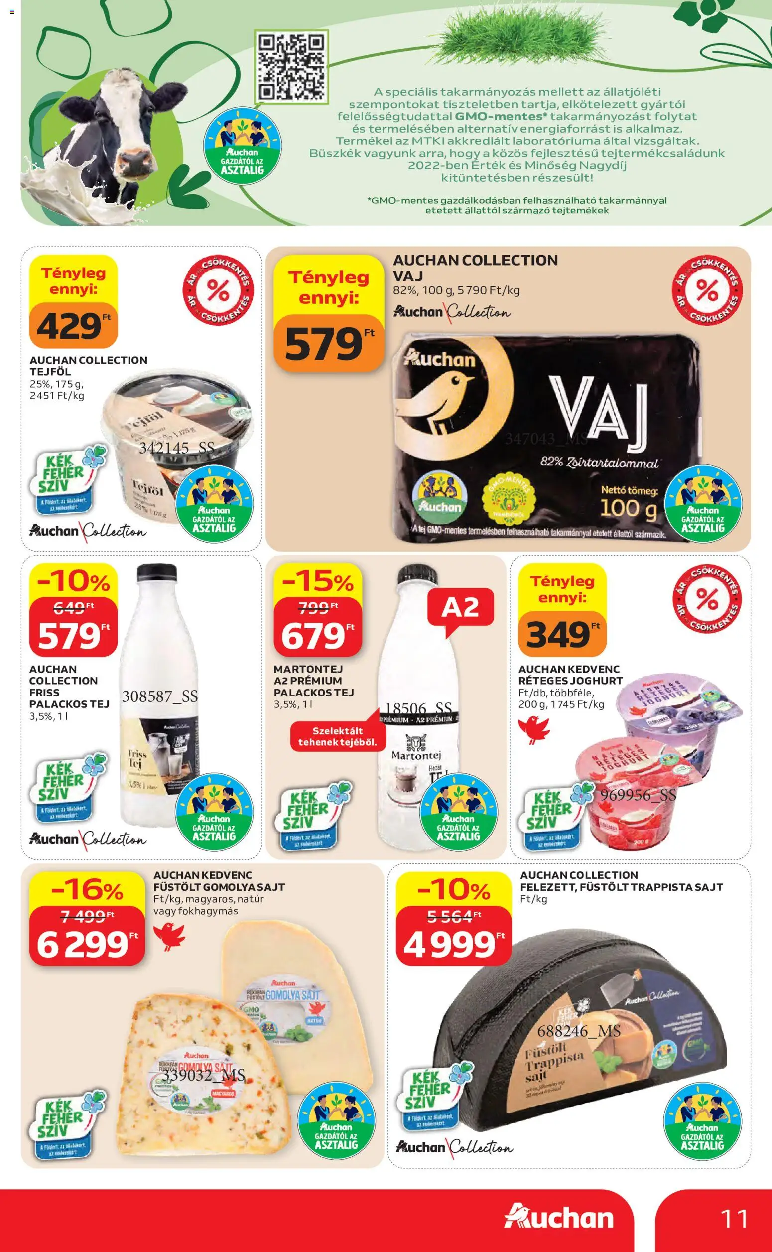 Auchan akciós ujság - amely érvényes a következő dátumtól: 2026.10.08. | Oldal: 11