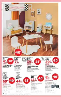 Hyper U - Prévisualisation de Hyper U - Prix bas de Noël valide à partir de 20/10/2026 | Page: 18 | Produits: Câble USB, Table, Miroir, Décoration