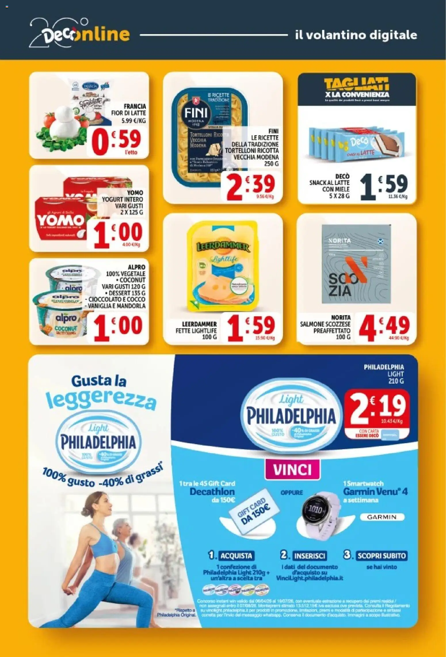 Volantino Decò del 20.05.2026 | Pagina: 28 | Prodotti: Cioccolato, Cocco, Miele, Smartwatch