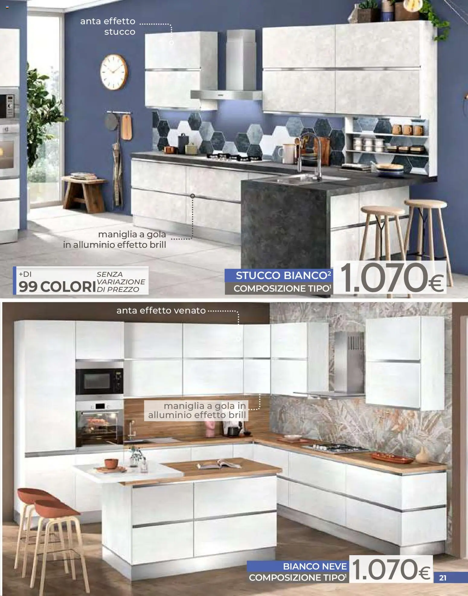 Volantino Mondo Convenienza del 01.04.2026 | Pagina: 21 | Prodotti: Stucco, Alluminio