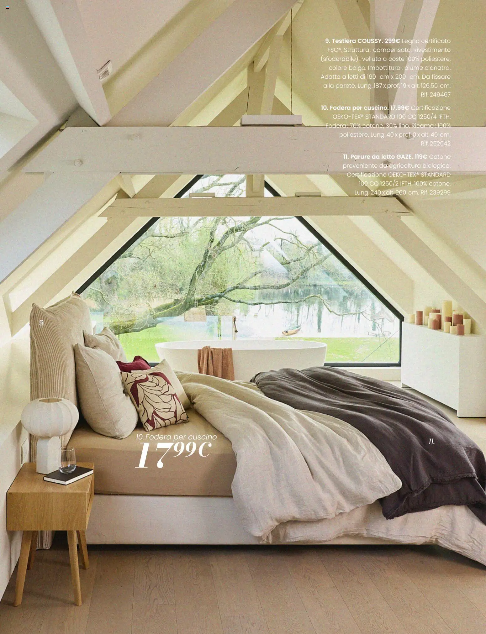 Volantino Maisons du Monde del 23/09/2026 | Pagina: 91 | Prodotti: Letto, Cuscino