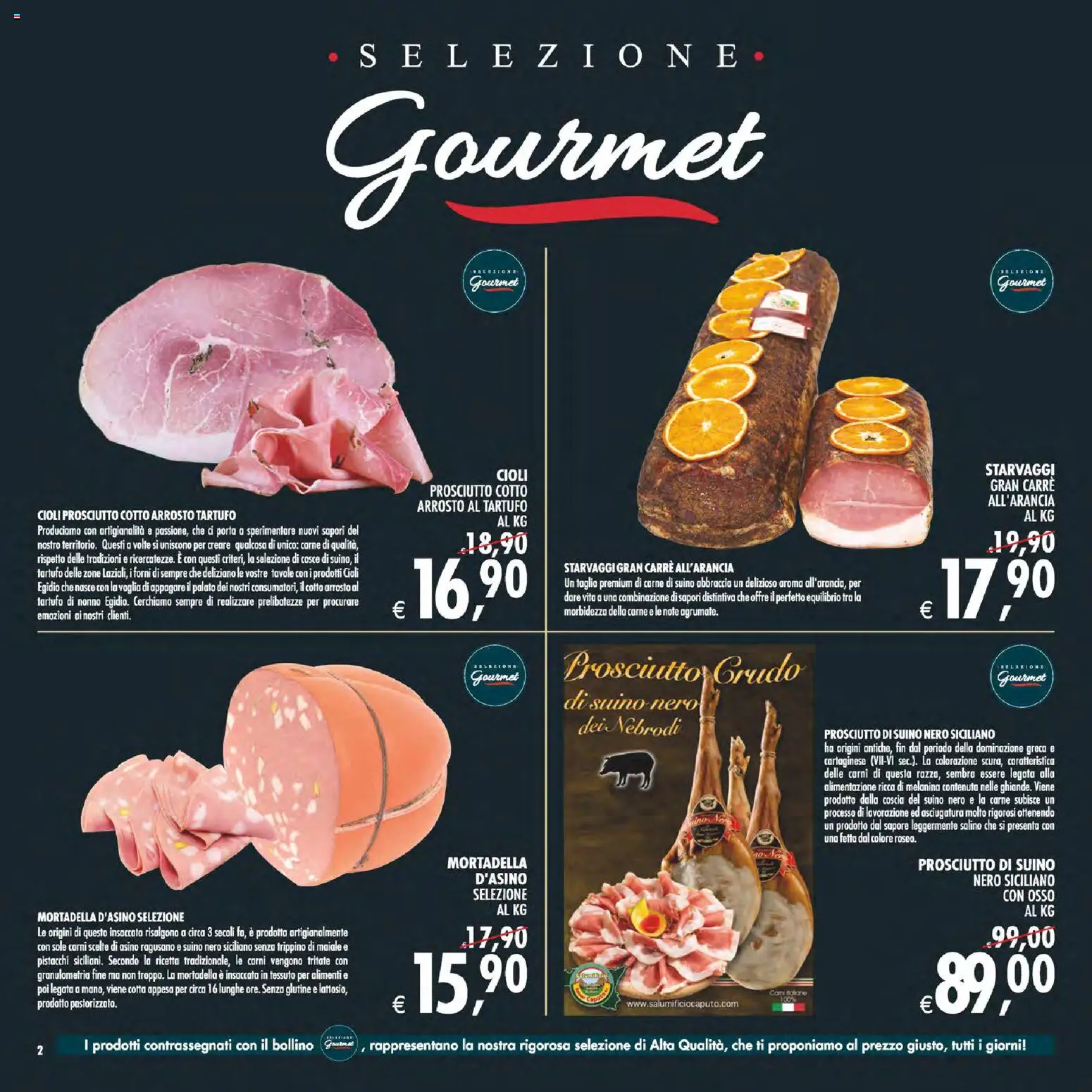 Volantino Decò del 29.05.2026 | Pagina: 2 | Prodotti: Prosciutto Crudo, Tartufo, Prosciutto, Mortadella