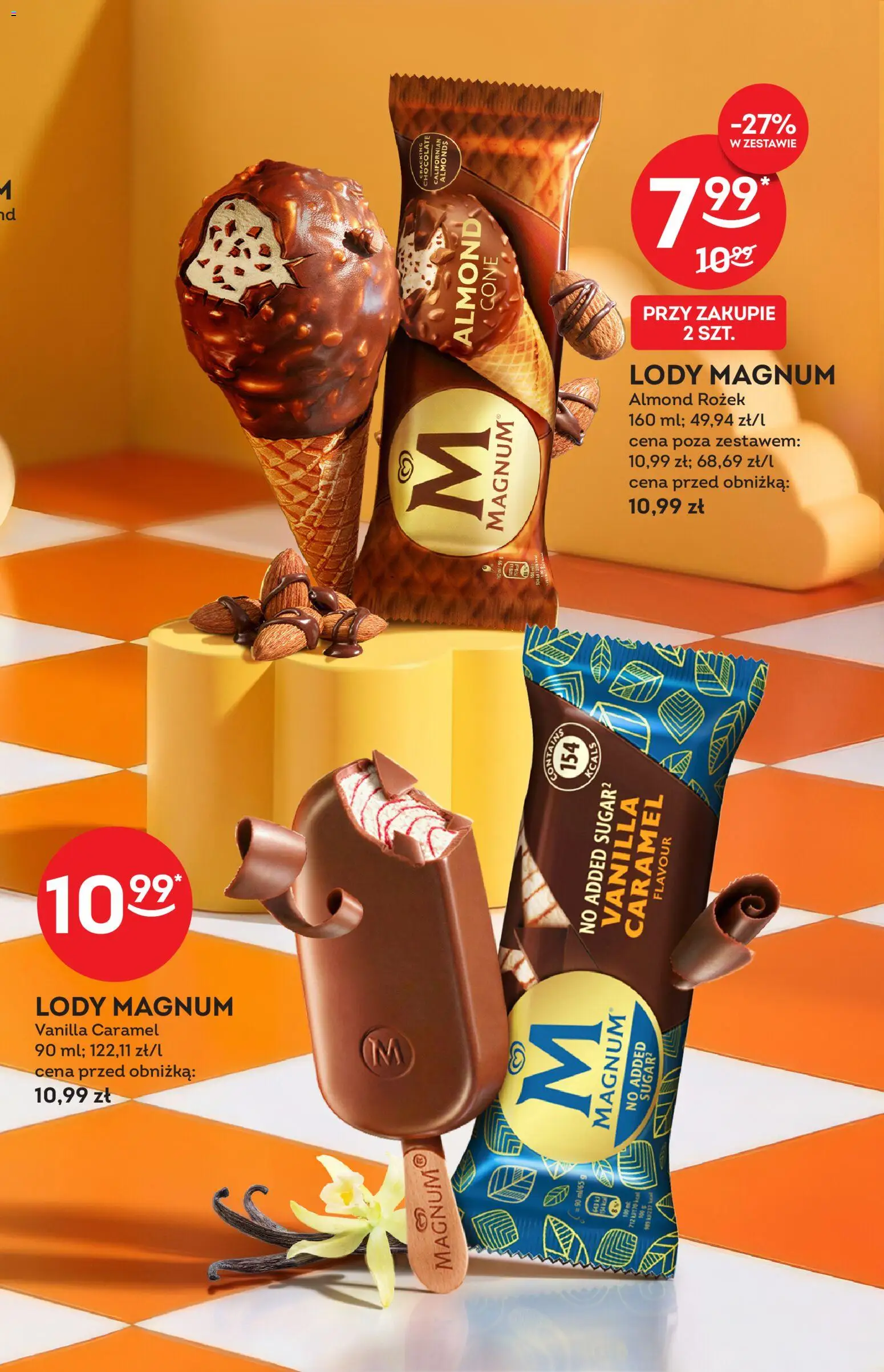 Żabka gazetka - Katalog lodowy od 17.06.2026 | Strona: 9 | Produkty: Lody Magnum, Lody