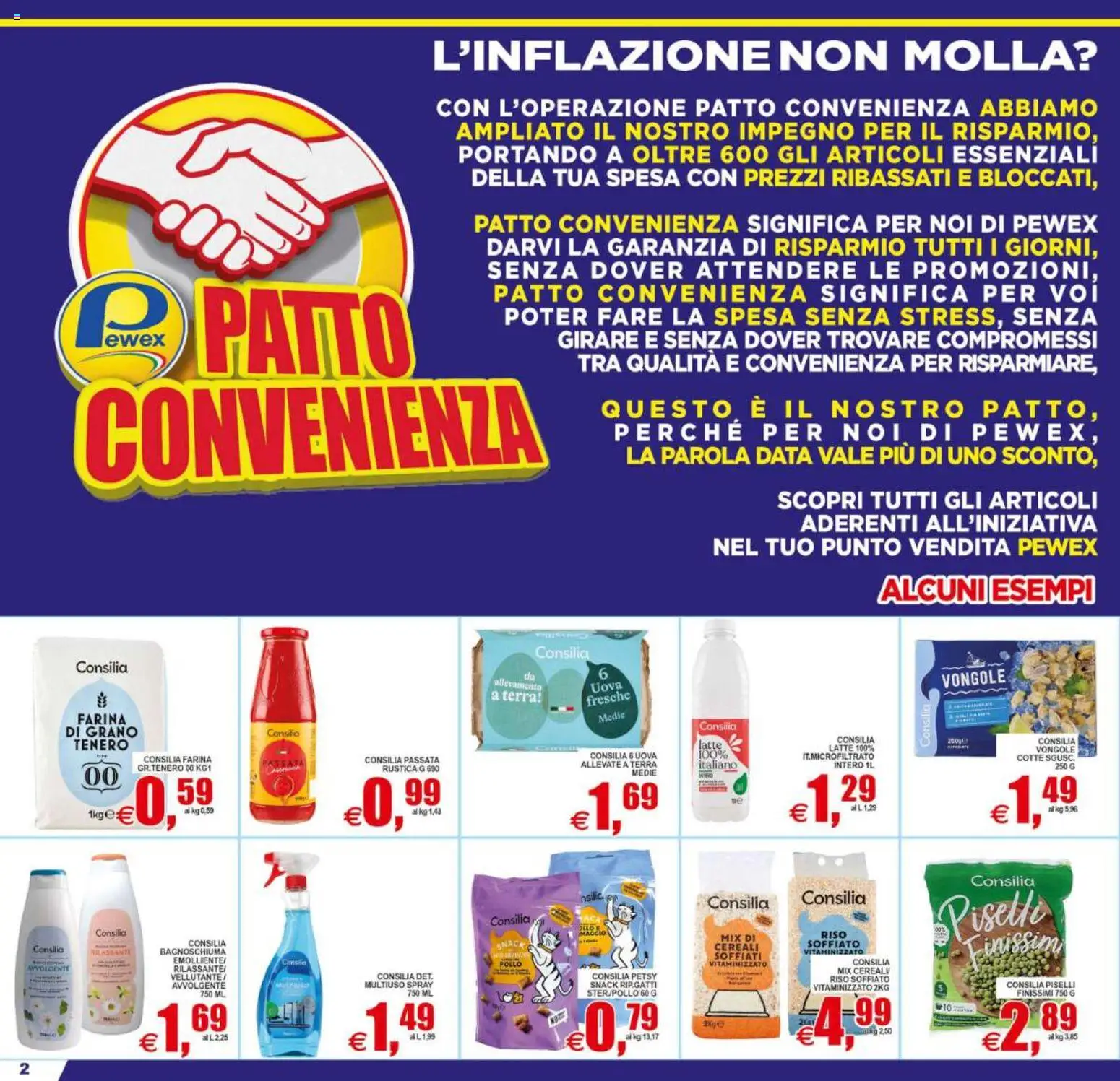 Volantino Pewex del 11/09/2026 | Pagina: 2 | Prodotti: Uova, Bagnoschiuma, Pollo, Riso