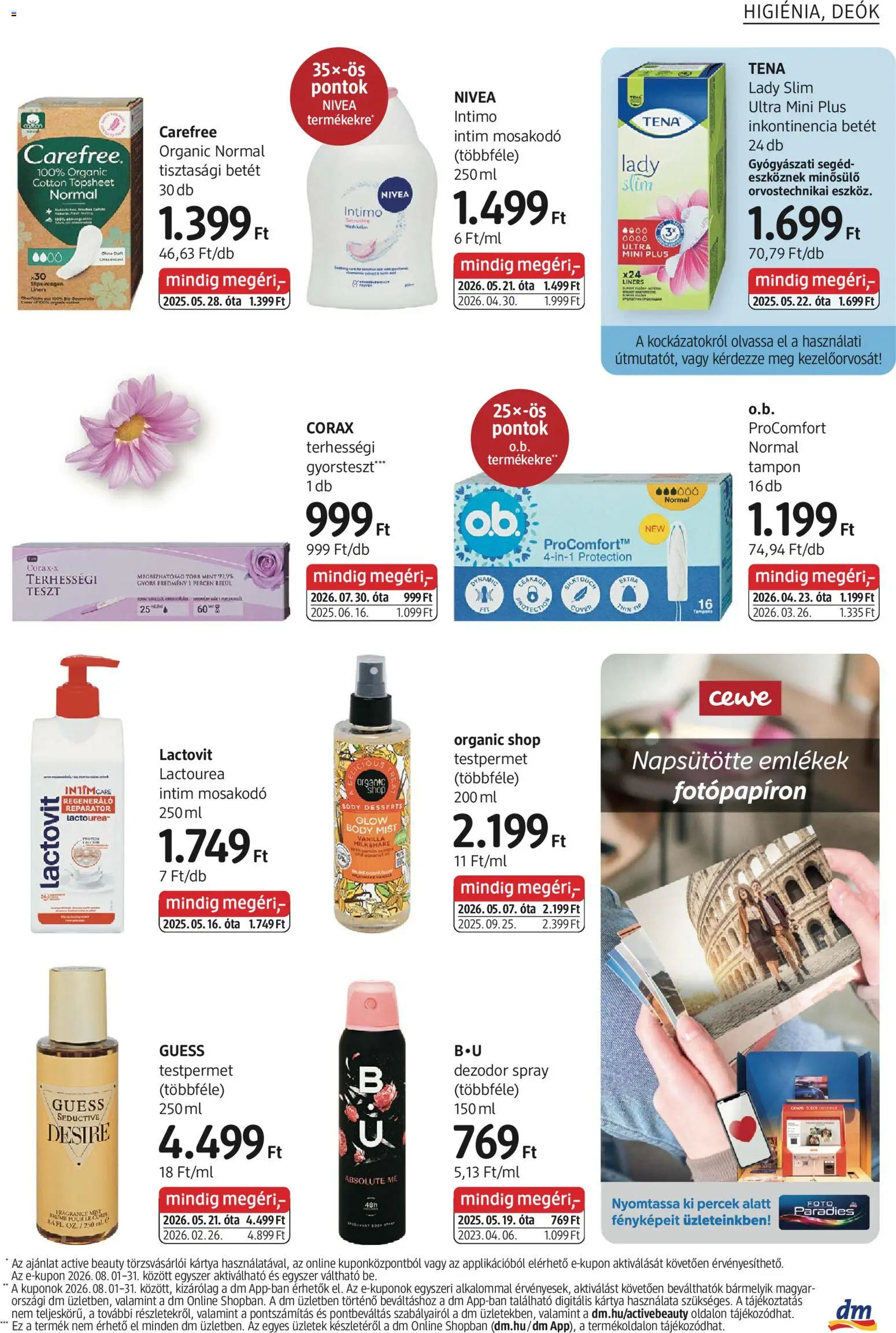 DM Drogerie Markt akciós ujság - amely érvényes a következő dátumtól: 2026.07.30. | Oldal: 11