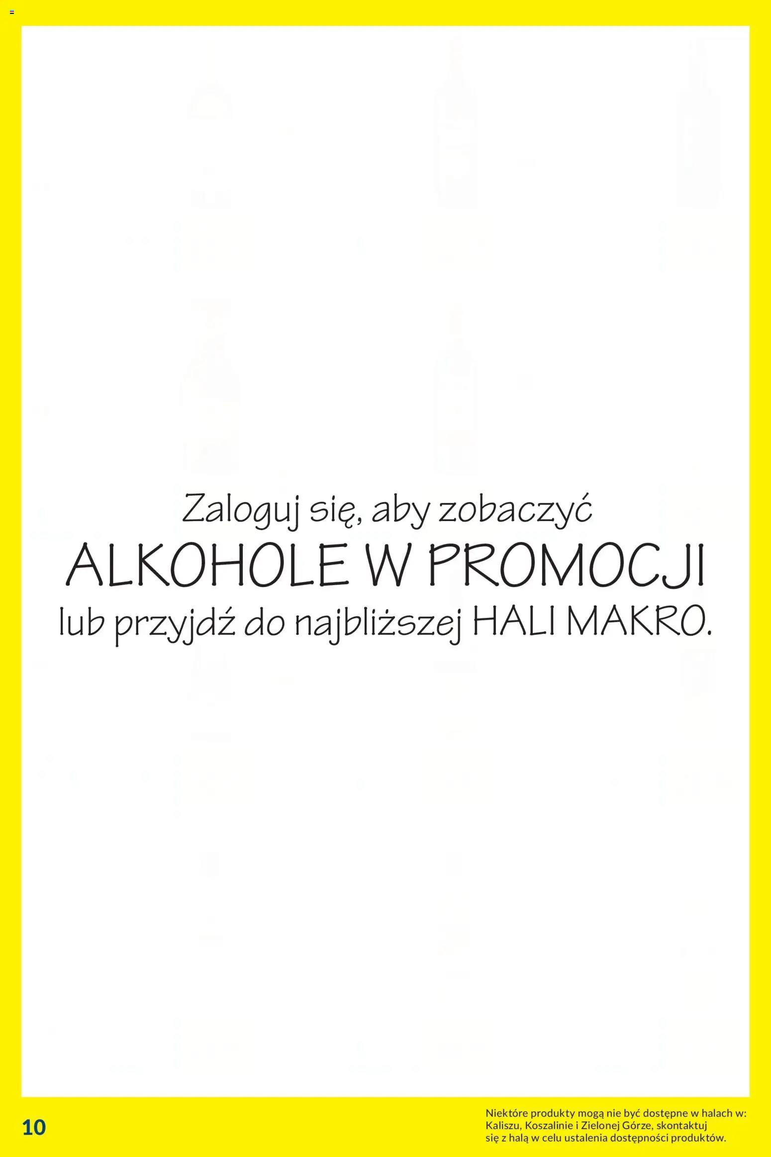 Makro gazetka - Kupujesz więcej płacisz mniej od 01.09.2026 | Strona: 10 | Produkty: Alkohole