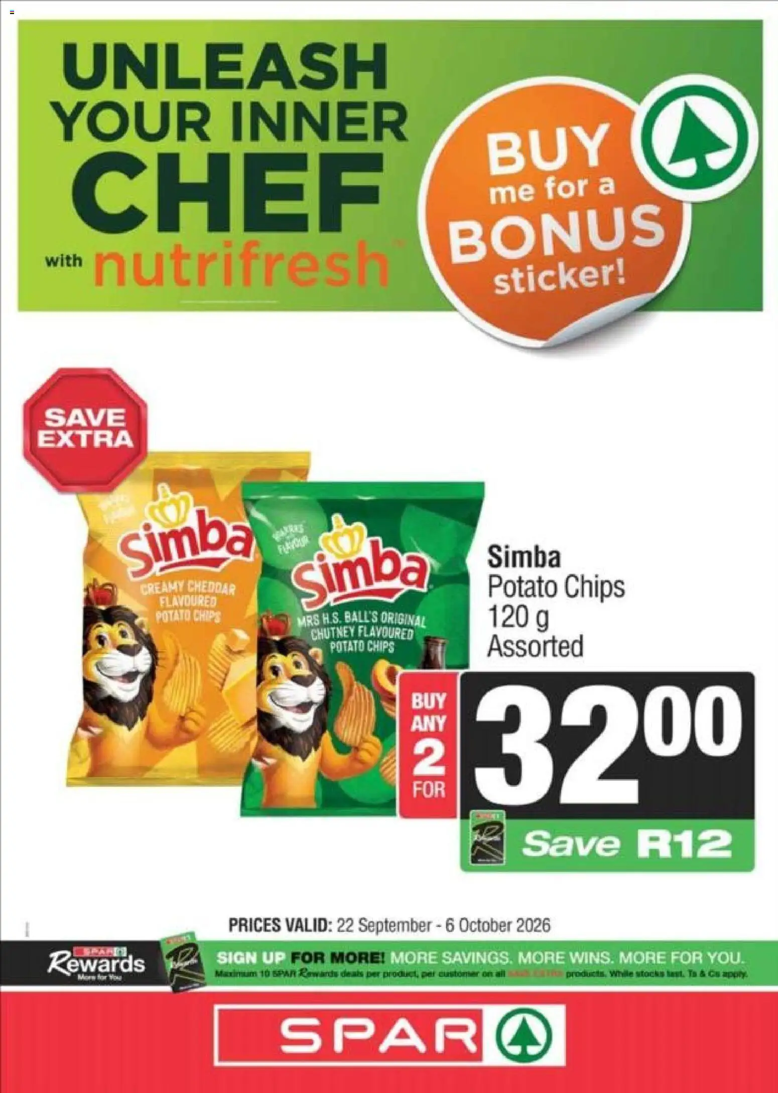 New Spar catalogue – valid from 22/09/2026 | Page: 7 | Products: Chutney, Chips, Cheddar