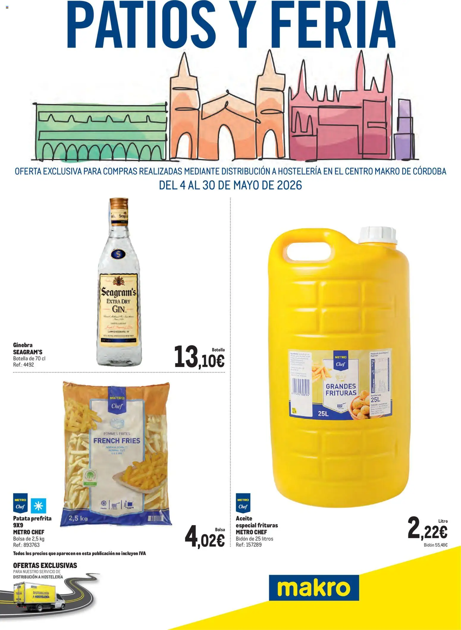 Makro Feria y Patios Córdoba │ válido desde el 04.05.2026 | Página: 1 | Productos: Aceite, Ginebra, Bolsa