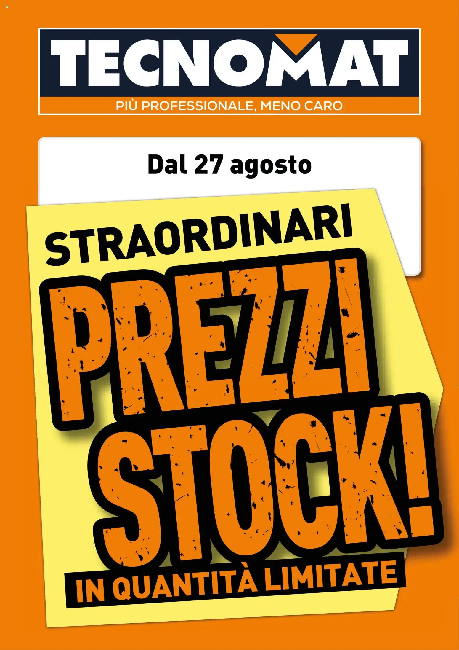 Volantino TECNOMAT del 27/08/2026 | Pagina: 1