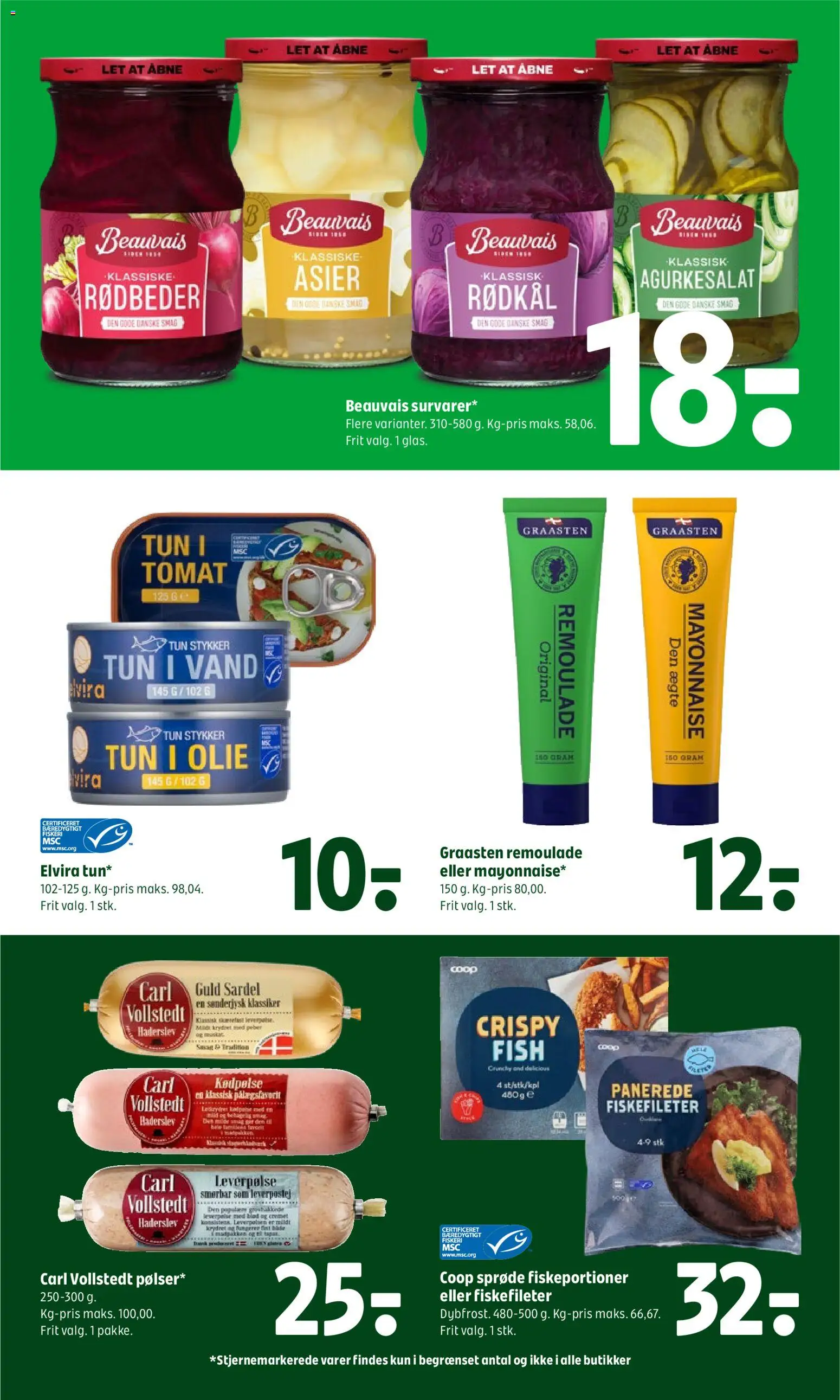 Coop 365 tilbudsavis – gyldig fra 30/07/2026 | Side: 11 | Produkter: Olie, Rødkål, Leverpostej, Søm