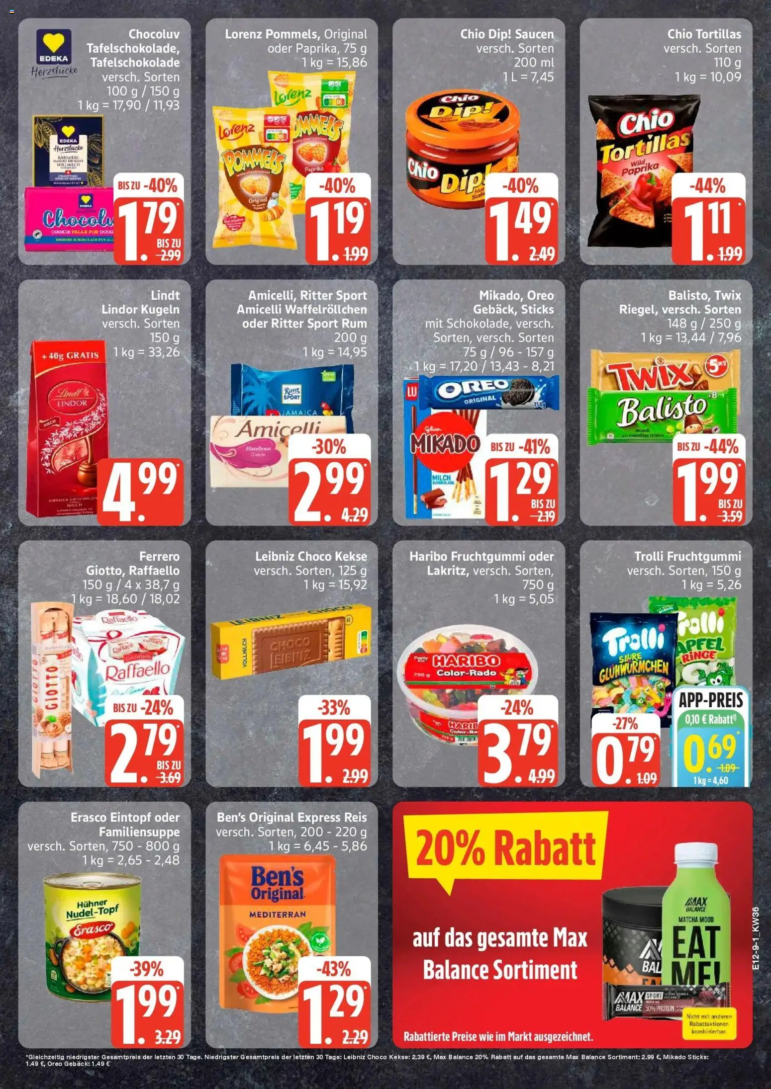 Edeka Prospekt Norderstedt (ab 31.08.2026) » Angebote Online | Seite: 9 | Produkte: Tortillas, Schokolade, Äpfel, Kekse