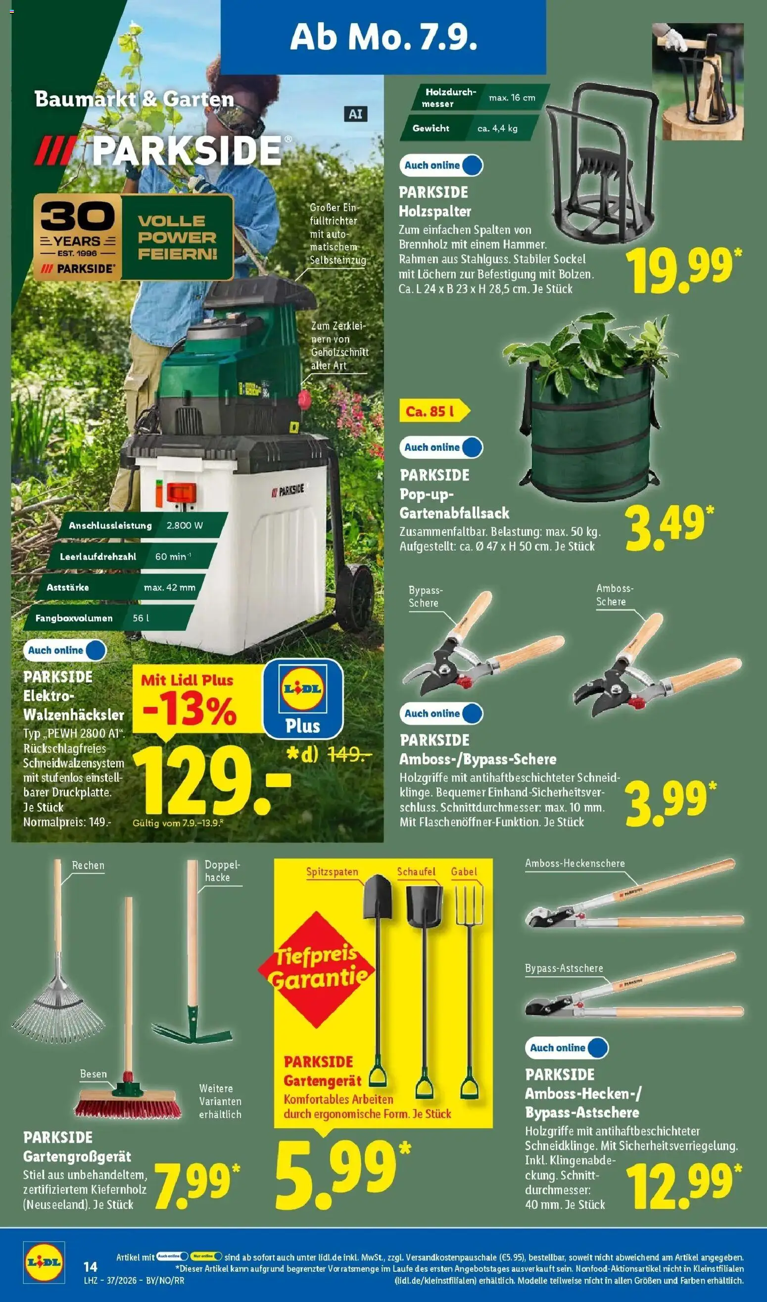 Lidl Prospekt Düsseldorf (ab 07.09.2026) zum Blättern » Angebote | Seite: 36 | Produkte: Gewicht