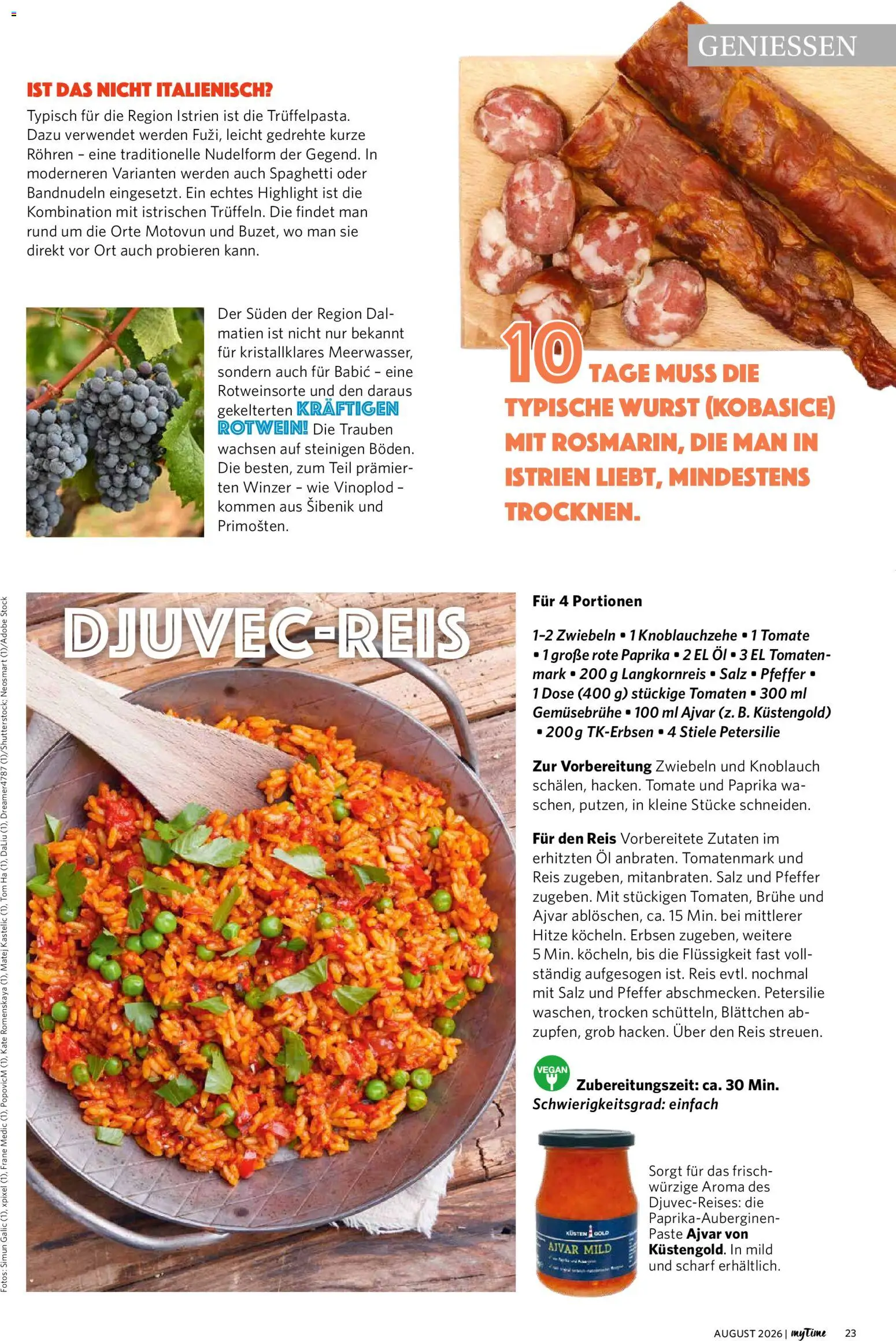 Combi myTime August 2026 – gültig ab 01.08.2026 | Seite: 23 | Produkte: Öl, Zwiebeln, Paprika, Petersilie