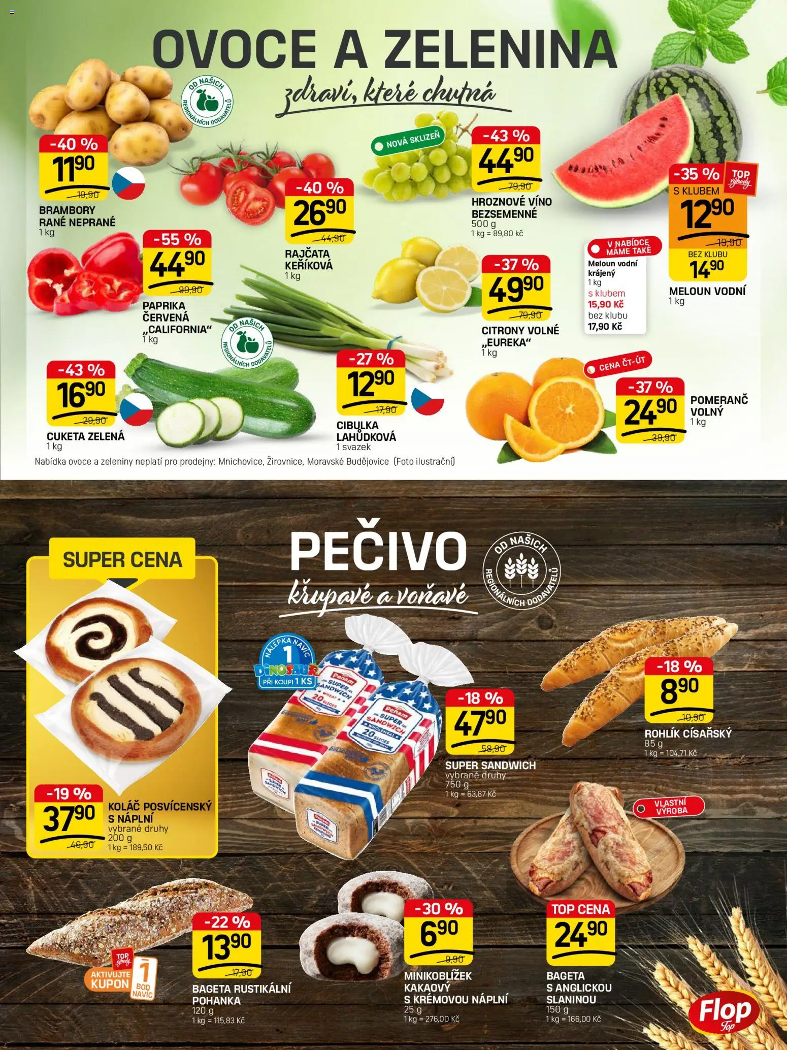 Flop leták - FlopTop od 22.07.2026 | Strana: 3 | Produkty: Ovoce a zelenina, Víno, Rajčata, Hroznové víno