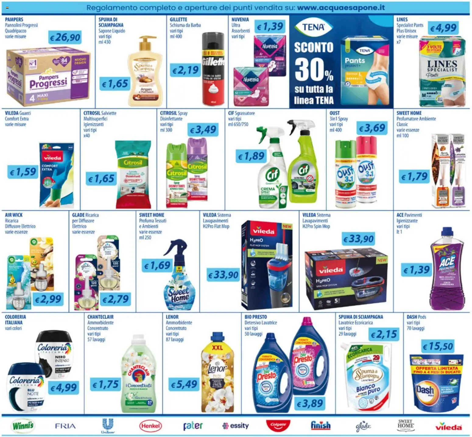 Volantino Acqua e Sapone del 19/10/2026 | Pagina: 19 | Prodotti: Schiuma, Schiuma da barba, Sapone, Guanti