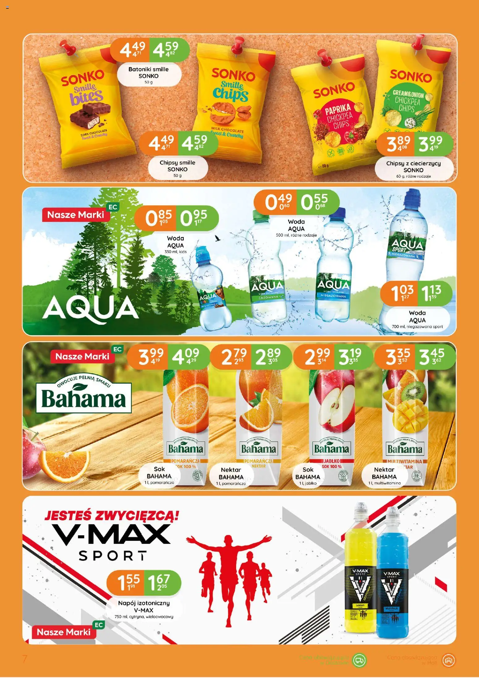 Eurocash gazetka - Katalog Studencka Przerwa na Kawę od 08.10.2026 | Strona: 7 | Produkty: Chipsy, Sok, Woda