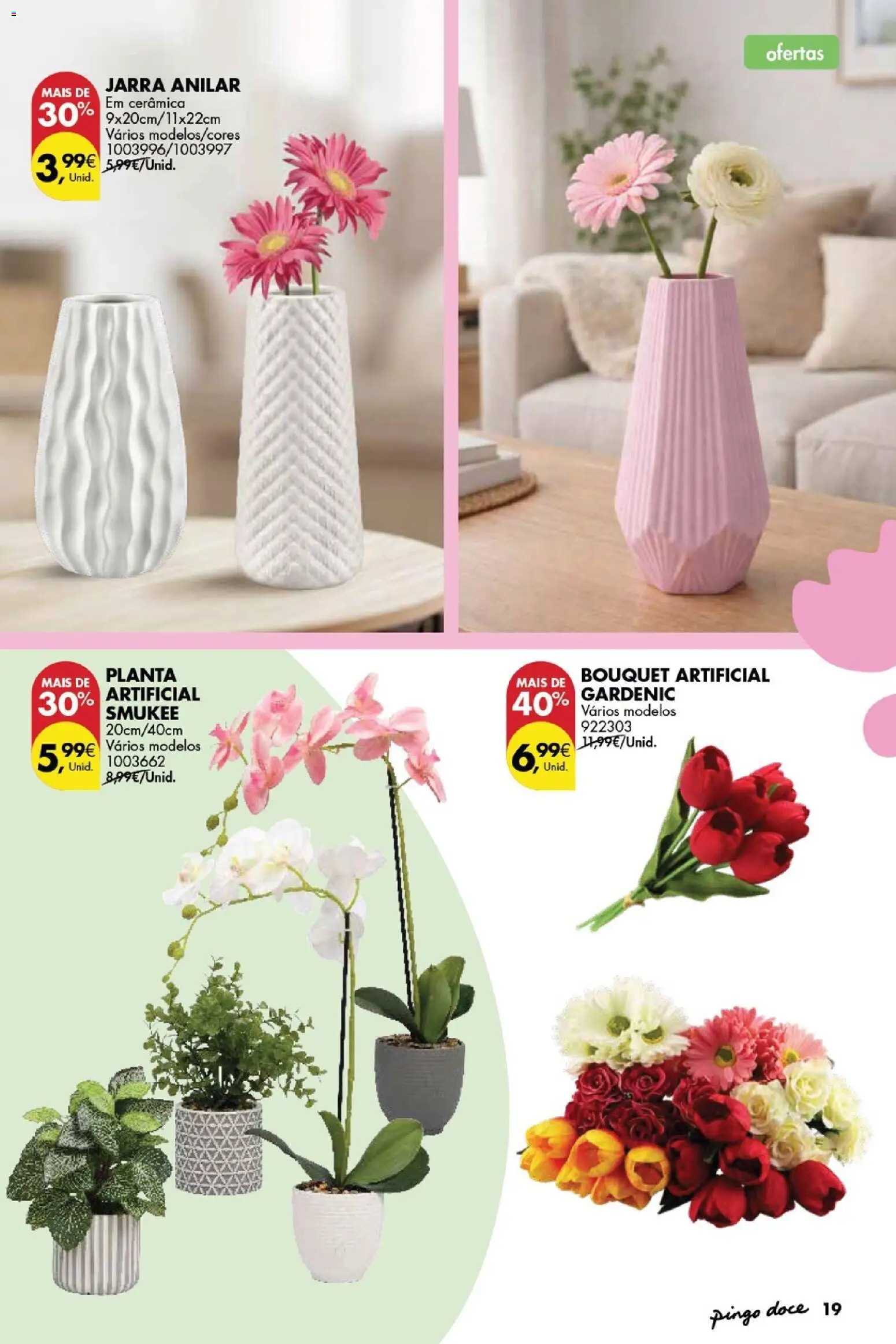 Pingo Doce folheto Bazar Páscoa │ válido de 03.03.2026 | Página: 19 | Produtos: Jarra