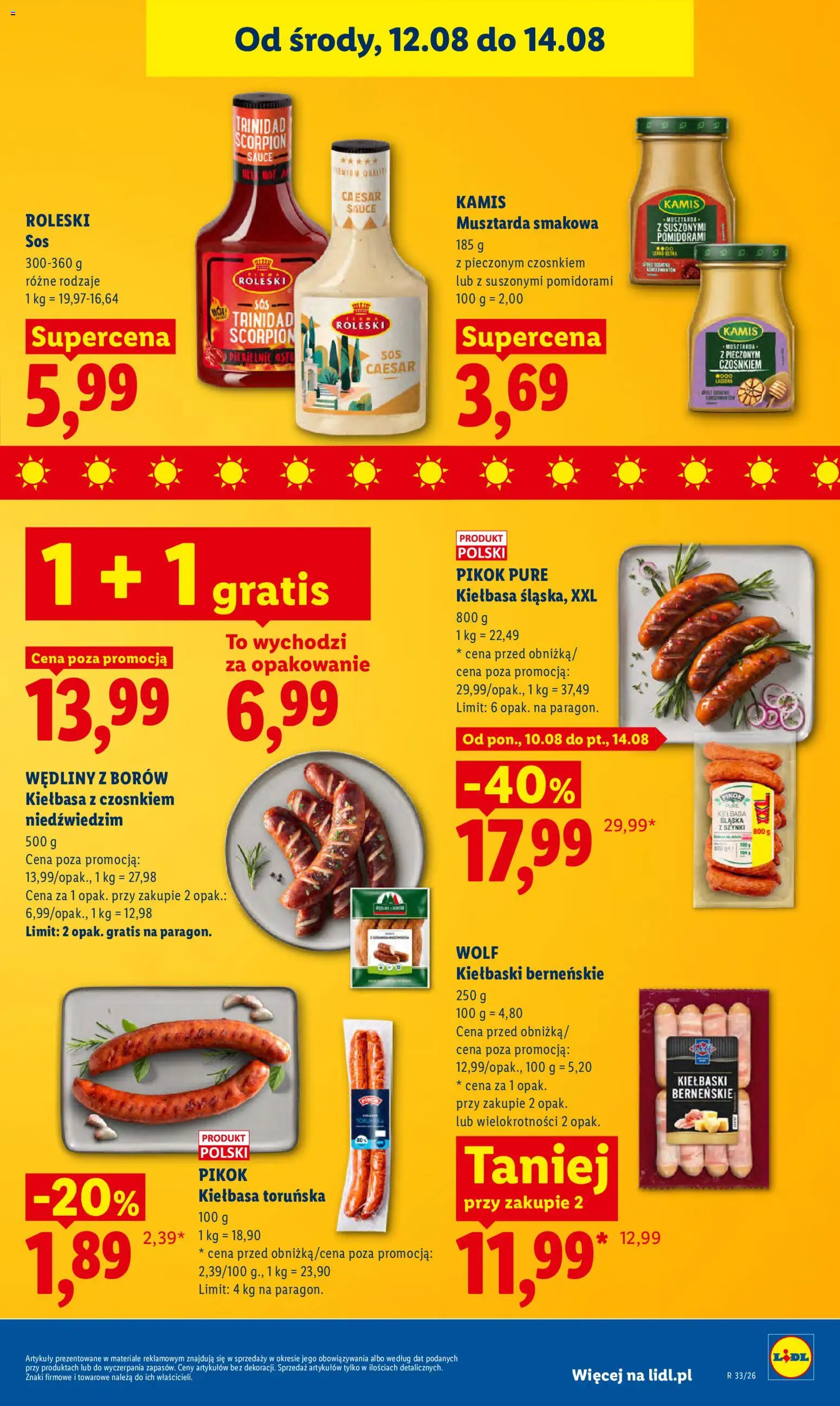 Lidl Polsko leták od 12.08.2026 | Strana: 53 | Produkty: Pikok