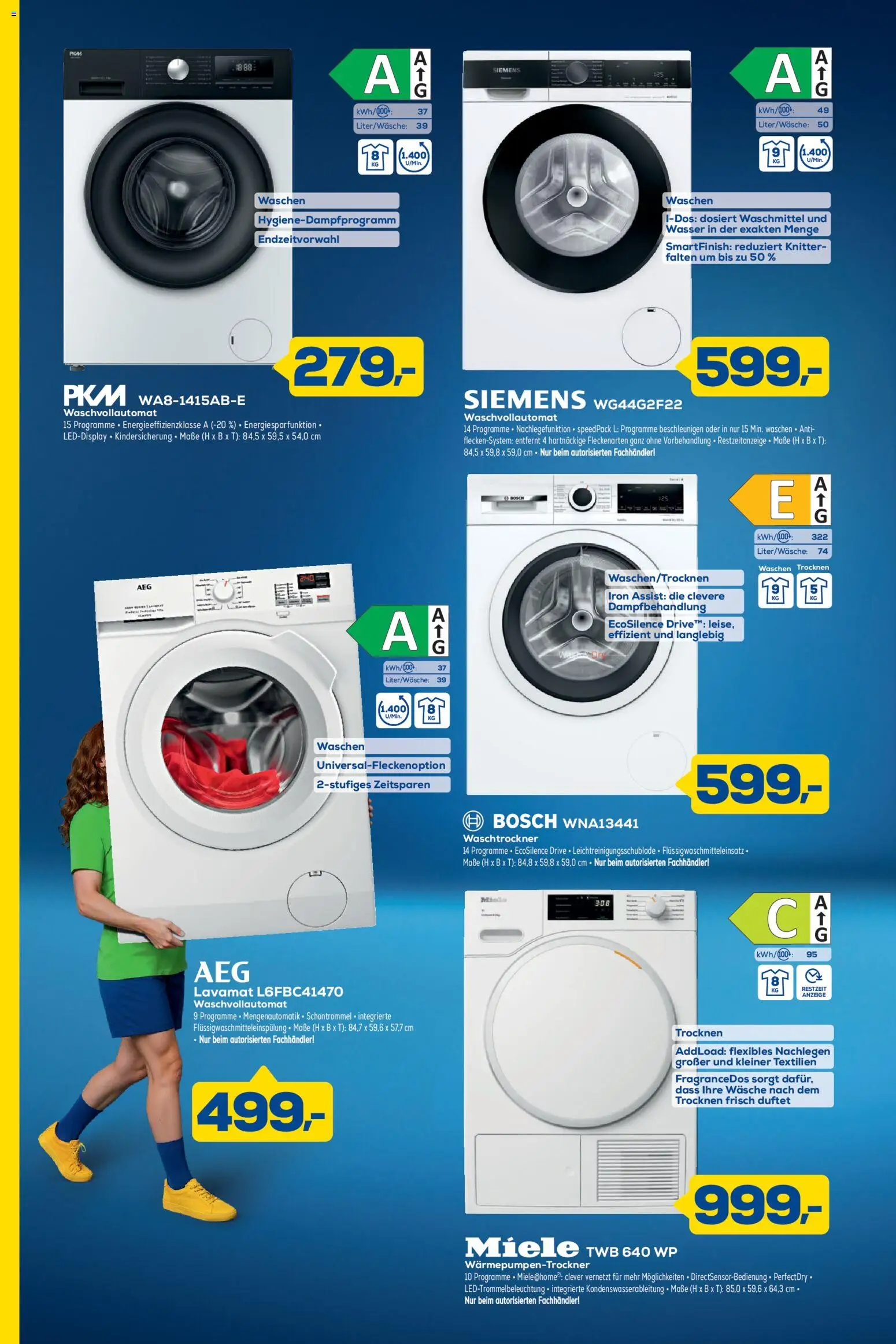 Euronics  Aktueller Prospekt – gültig ab 10.06.2026 | Seite: 8 | Produkte: Miele, Bosch, Wasser, Waschtrockner