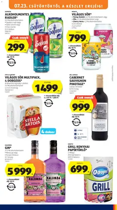GRILL KONYHAI PAPÍRTÖRLŐ*, 2 rétegű, 200 lap/tekercs - amely érvényes a következő dátumtól: 2026.07.23. | Oldal: 13
