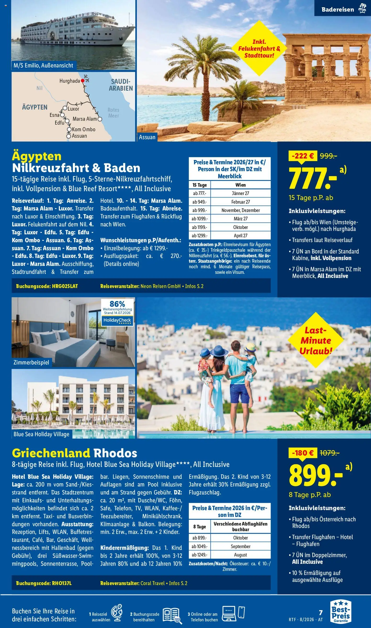 Lidl August/September Reise - Highlights gültig ab 12.08.2026 | Seite: 7 | Produkte: Telefon, Klimaanlage