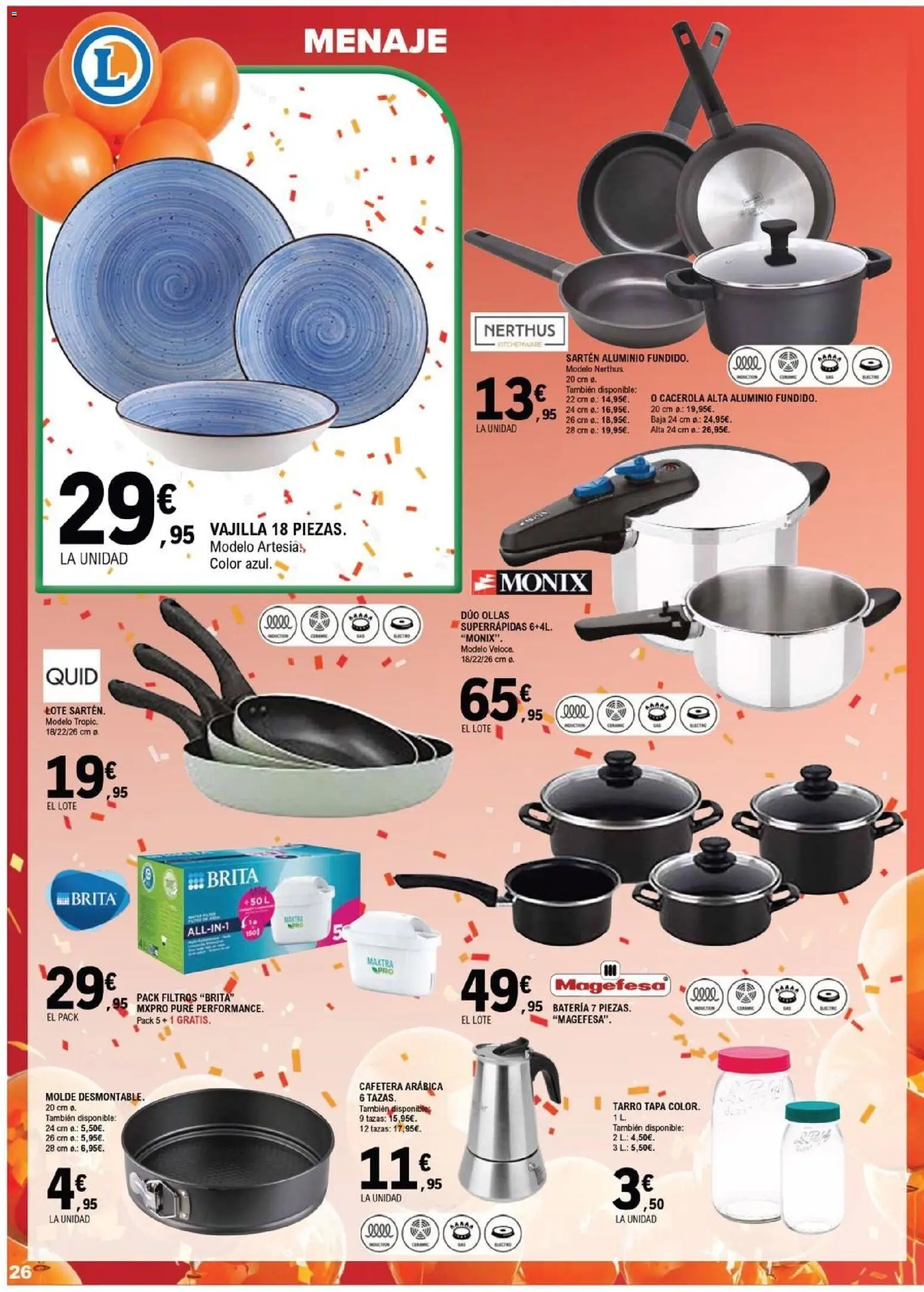 E.Leclerc folleto Salamanca │ válido desde el 15/07/2026 | Página: 26 | Productos: Βρεφικό κρεβάτι, Cafetera, Batería