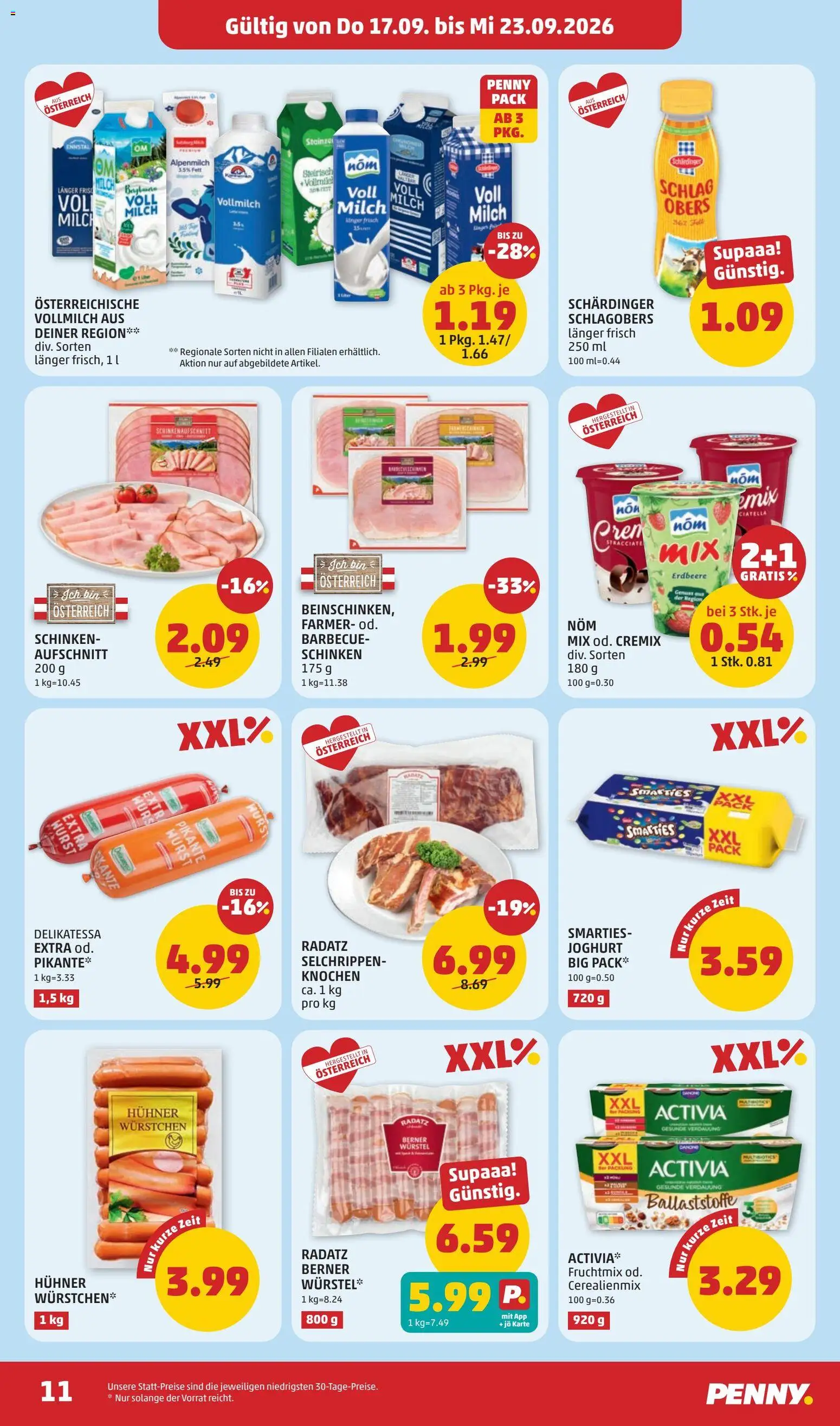 Penny Markt - Flugblatt gültig ab 17.09.2026 | Seite: 11