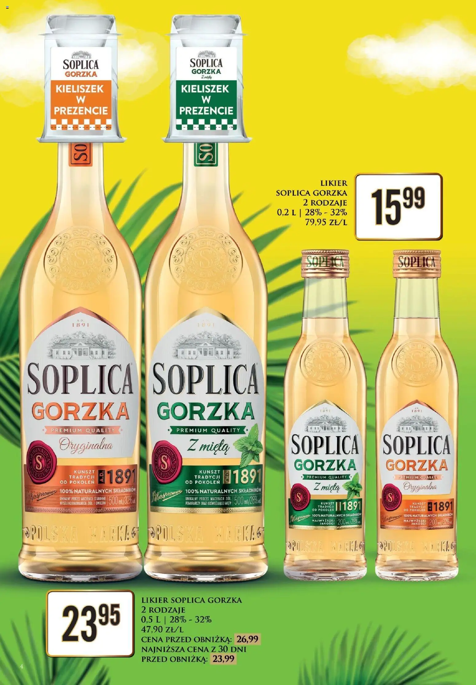Dino gazetka alkoholowa od 17.07.2026 | Strona: 4 | Produkty: Mięta