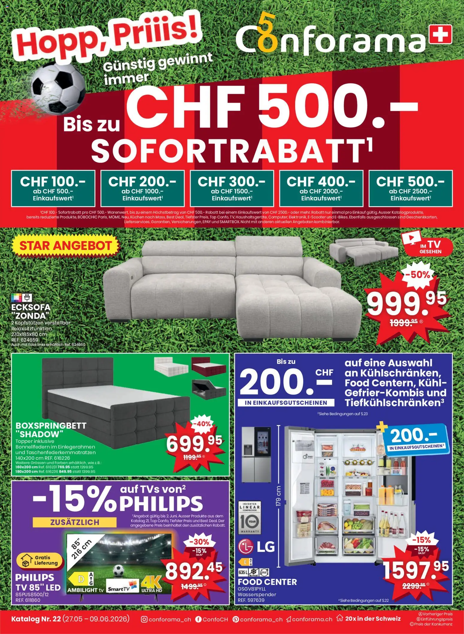 Conforama aktionen IT – gültig ab 27.05.2026 | Seite: 1