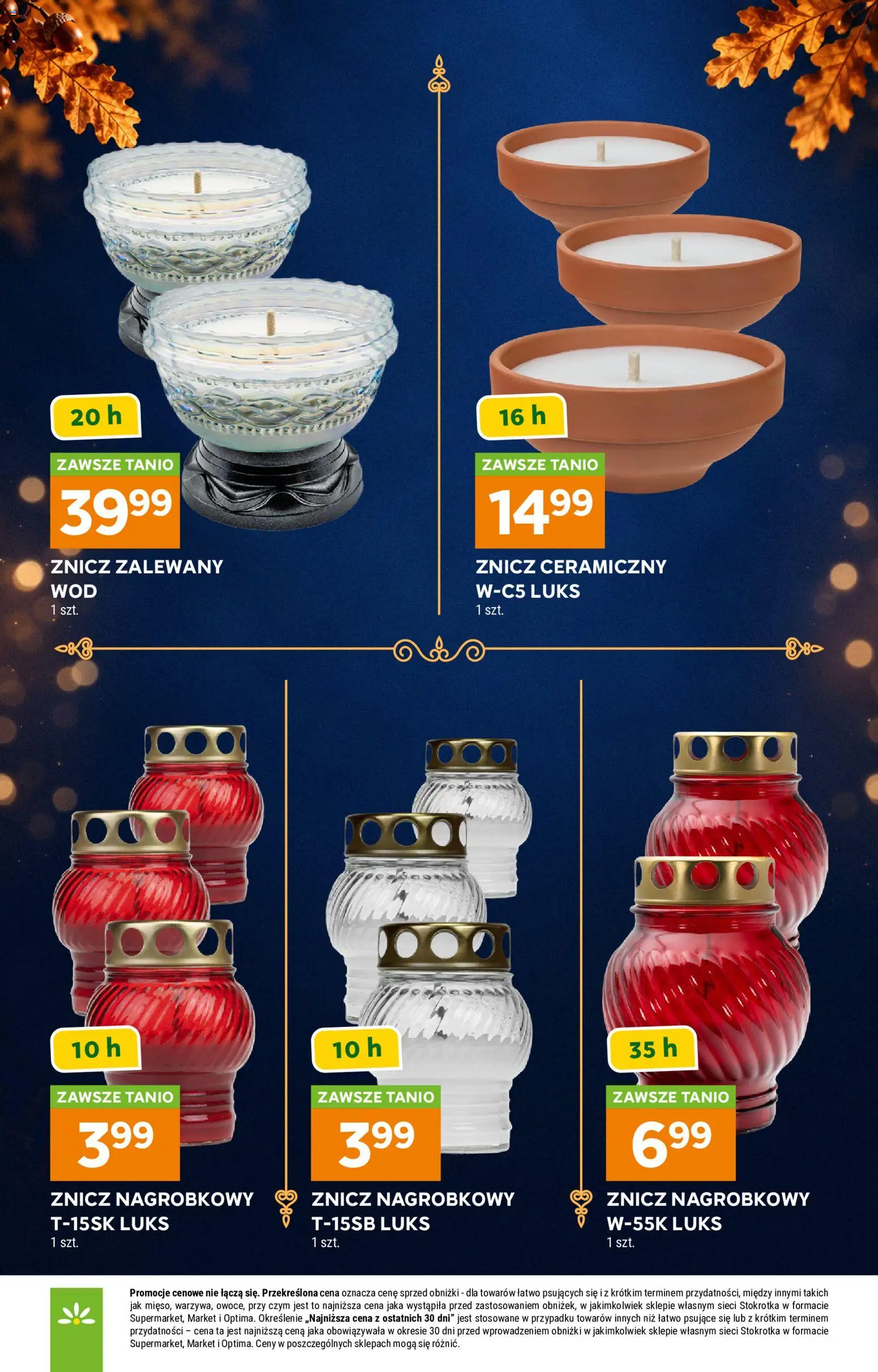 Stokrotka gazetka - Katalog Znicze od 01.10.2026 | Strona: 6 | Produkty: Stokrotka