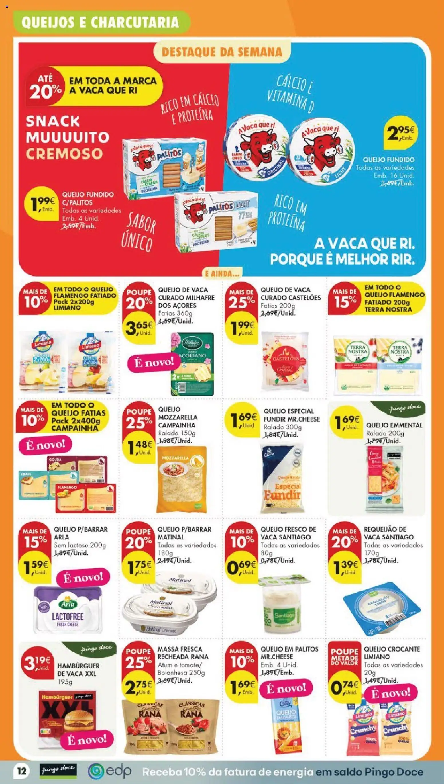 Pingo Doce Poupe Esta Semana Lojas Grandes │ válido de 22/09/2026 | Página: 12 | Produtos: Atum, Campainha, Requeijão, Proteina