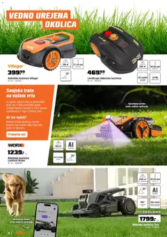 OBI katalog akcije – veljaven od 01.04.2026 | Stran: 18 | Izdelki: Kosilnica, Robotska kosilnica