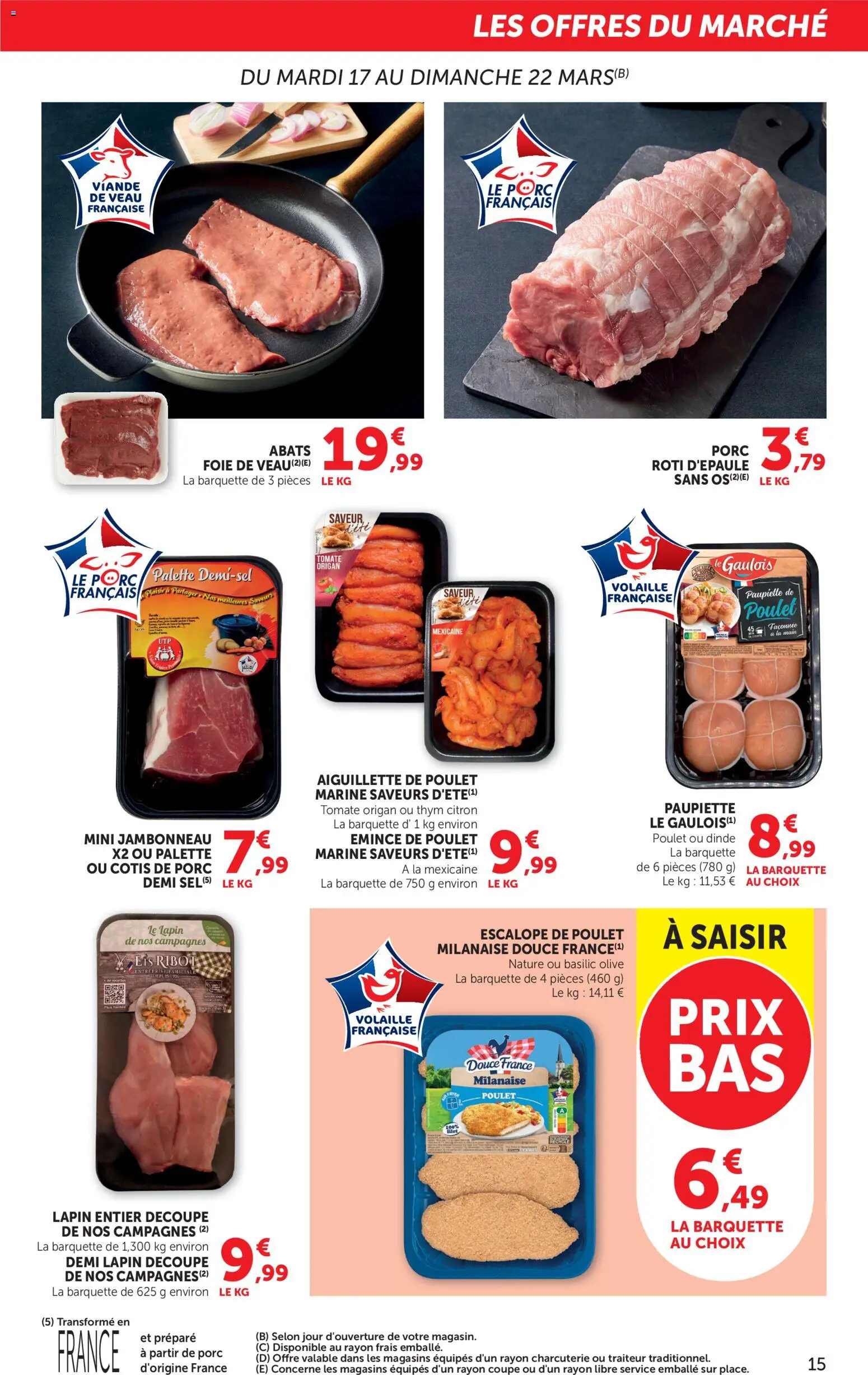 {H1} | Page: 15 | Produits: Origan, Citron, Lapin, Viande