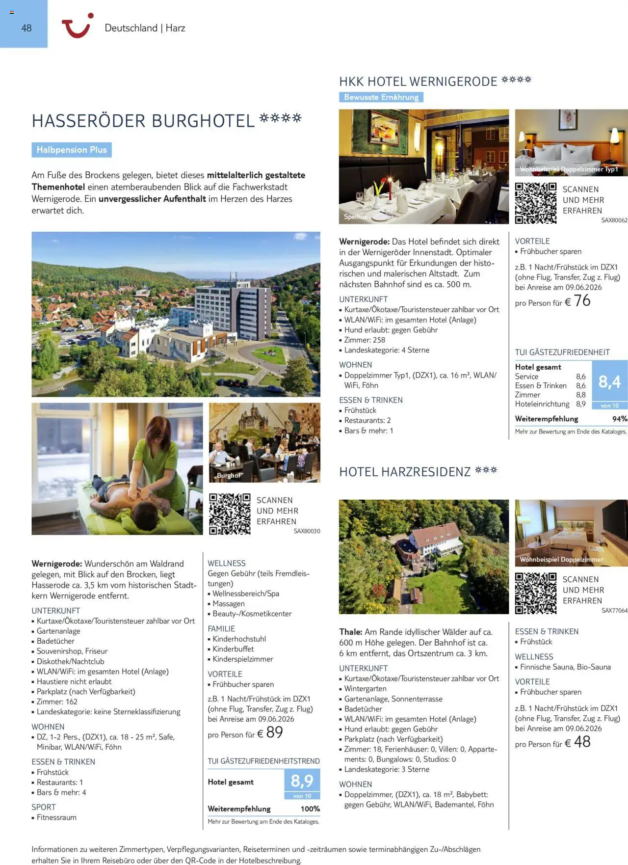 Aida - Urlaub mit eigener Anreise  – gültig ab 01.11.2025 | Seite: 48 | Produkte: Babybett, Föhn, Hasseröder